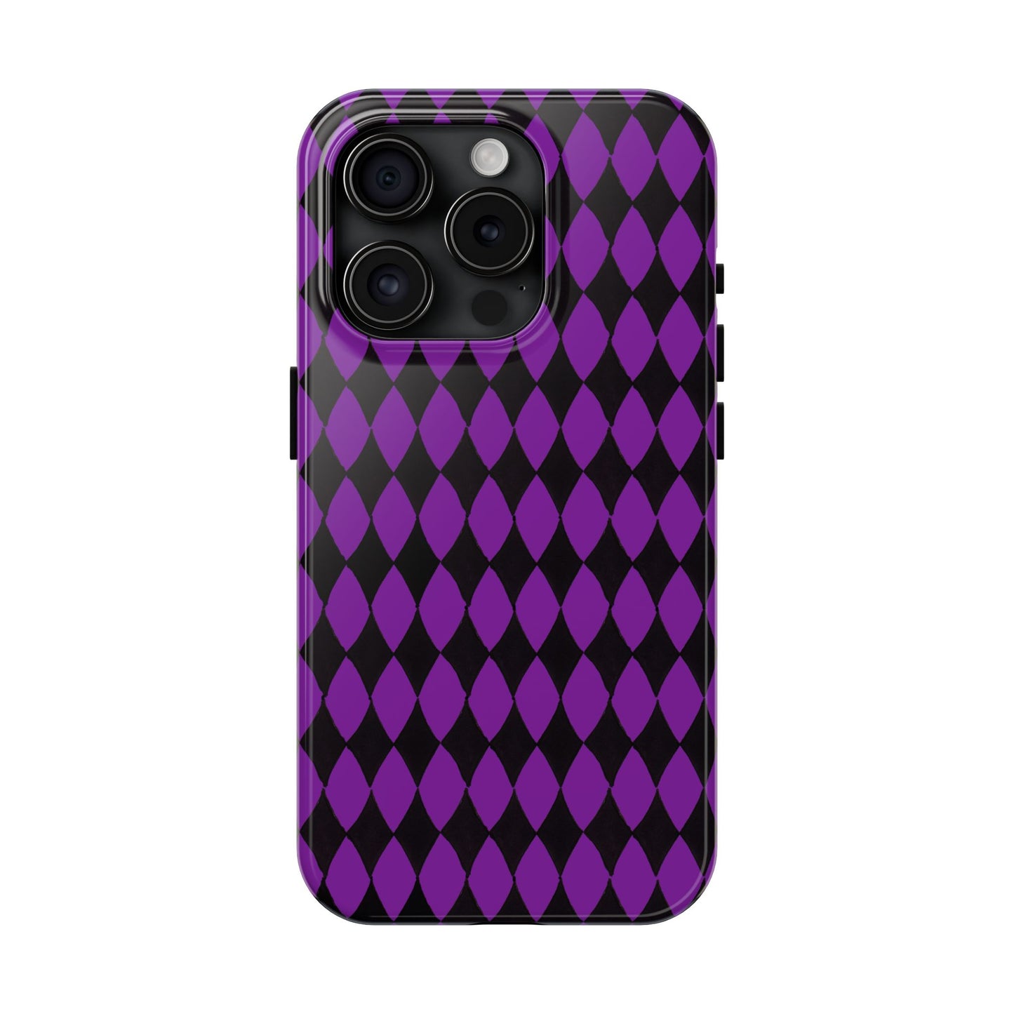 Diamond Purple / Black Phone Case