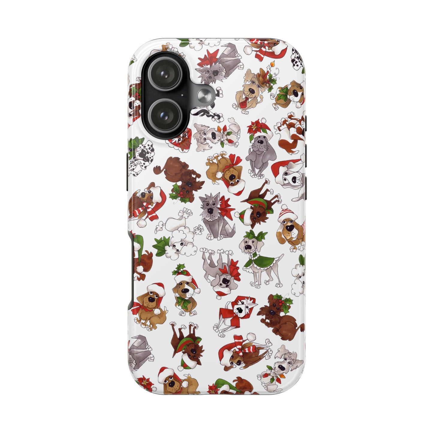 Doggie Toss White Phone Case