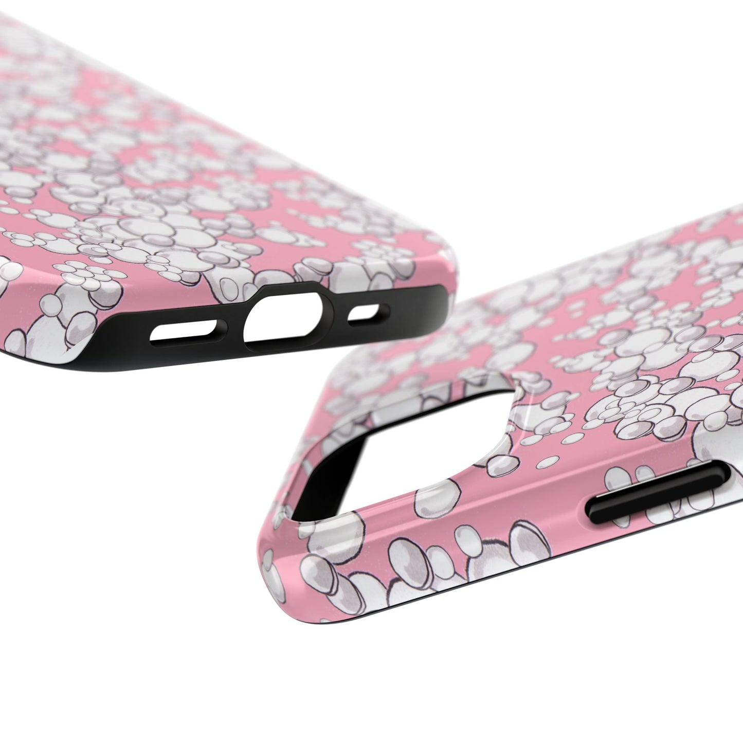 Bubble Dots Pink Phone Case