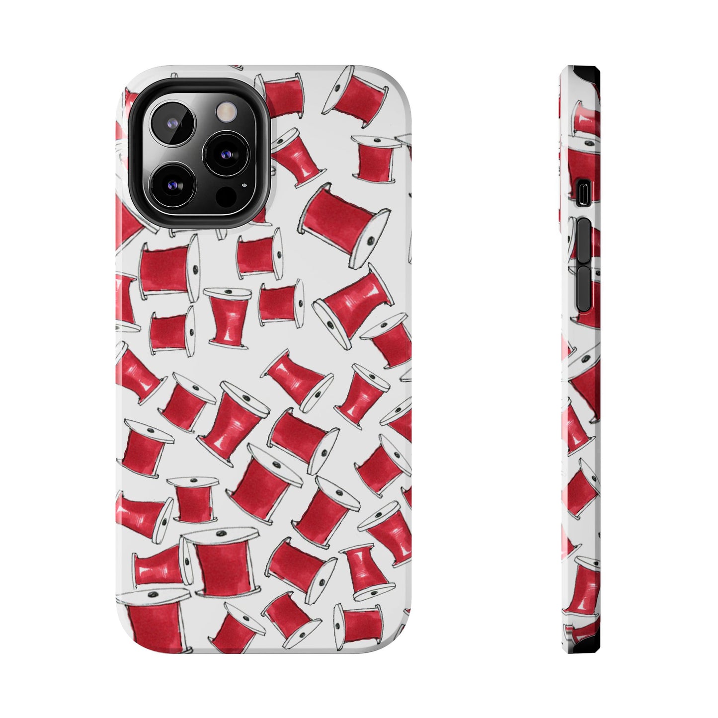 Red Thread White Phone Case