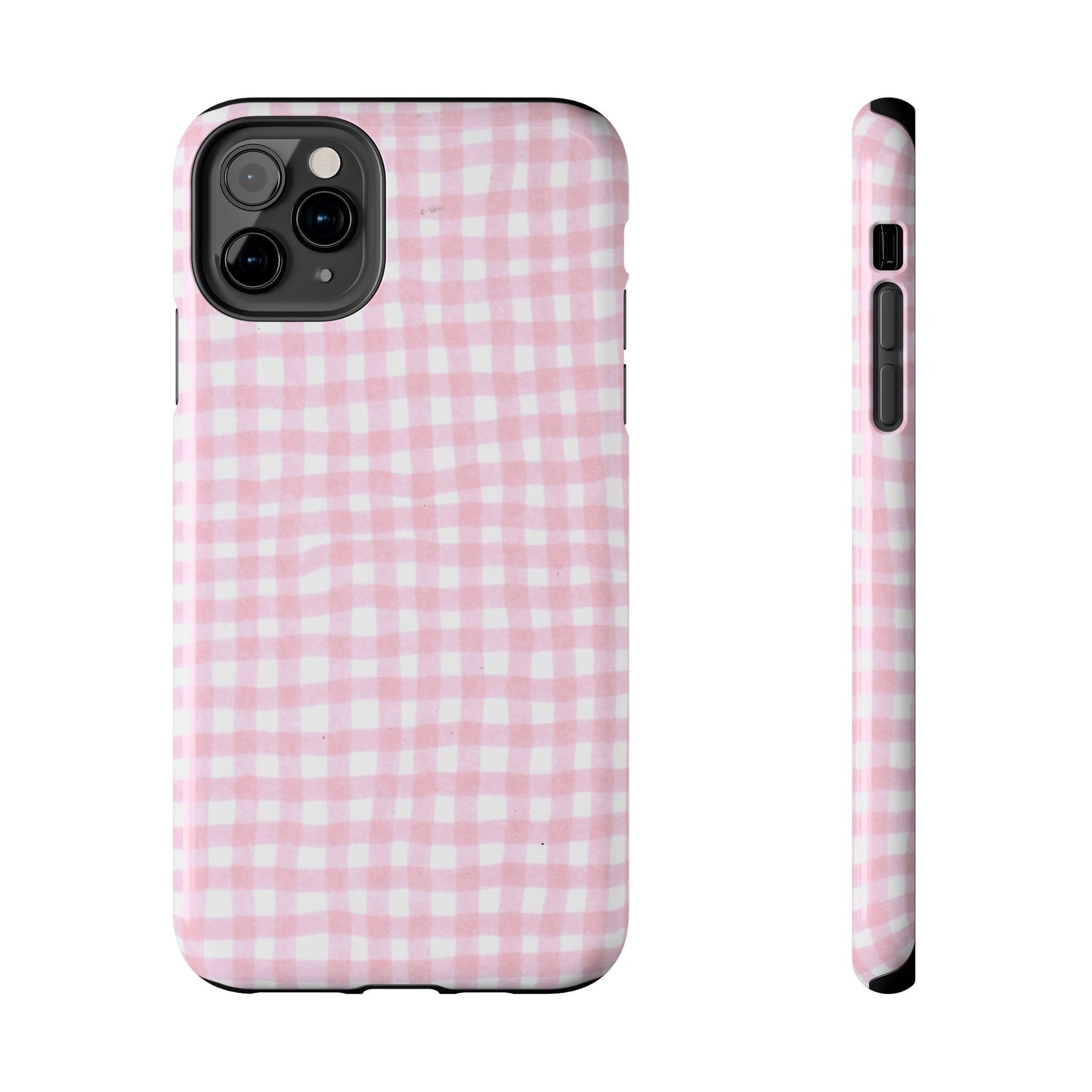 Wonky Chipper Check Pink Phone Case