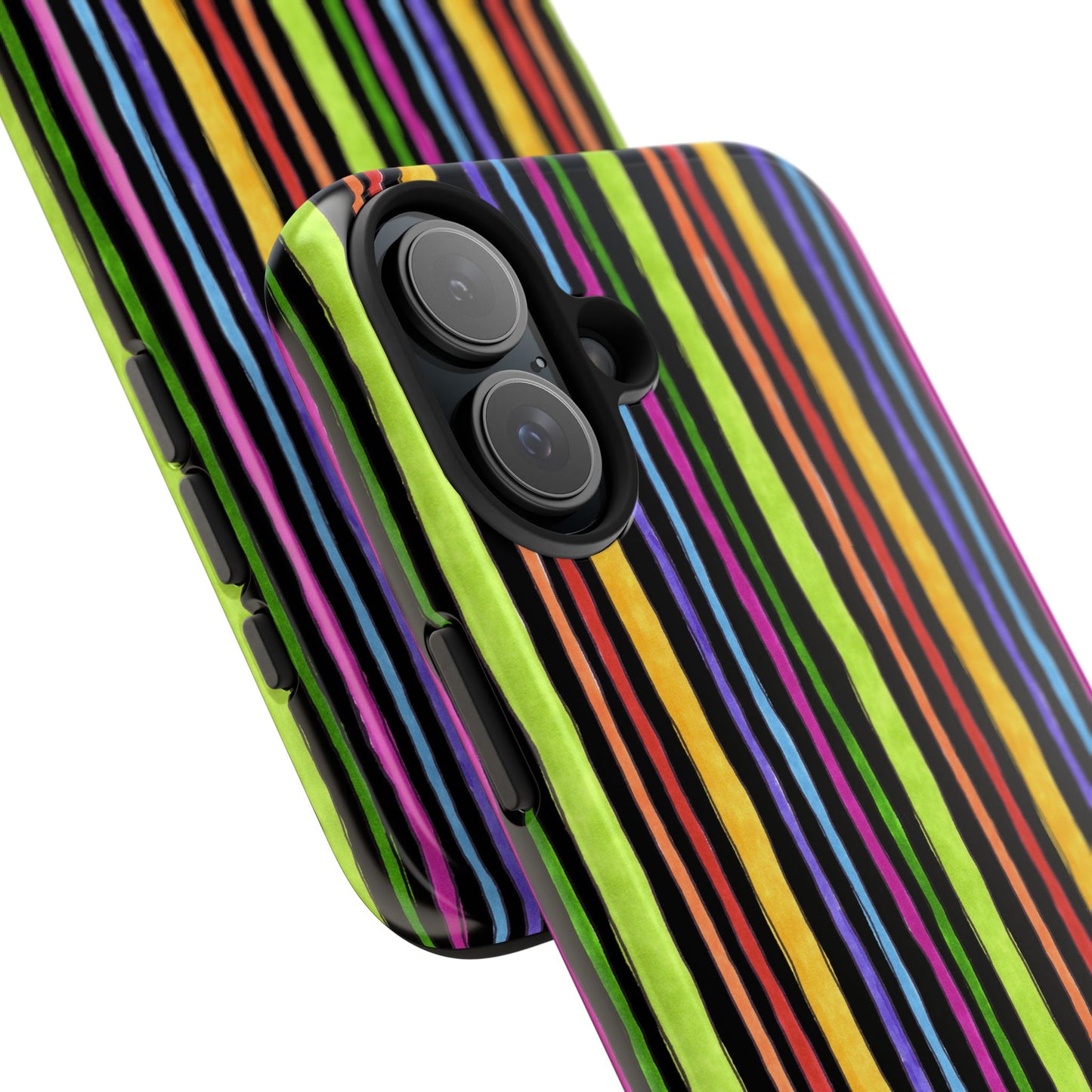 Stripe Fancy Black Phone Case