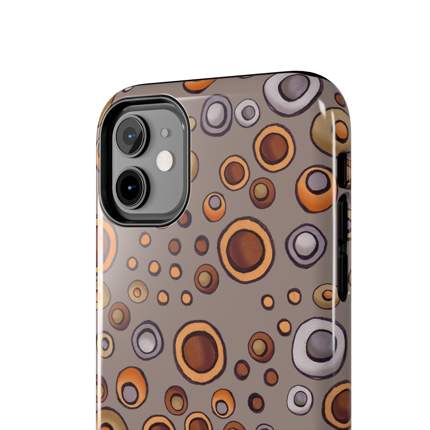 Doggy Dots Gray Phone Case