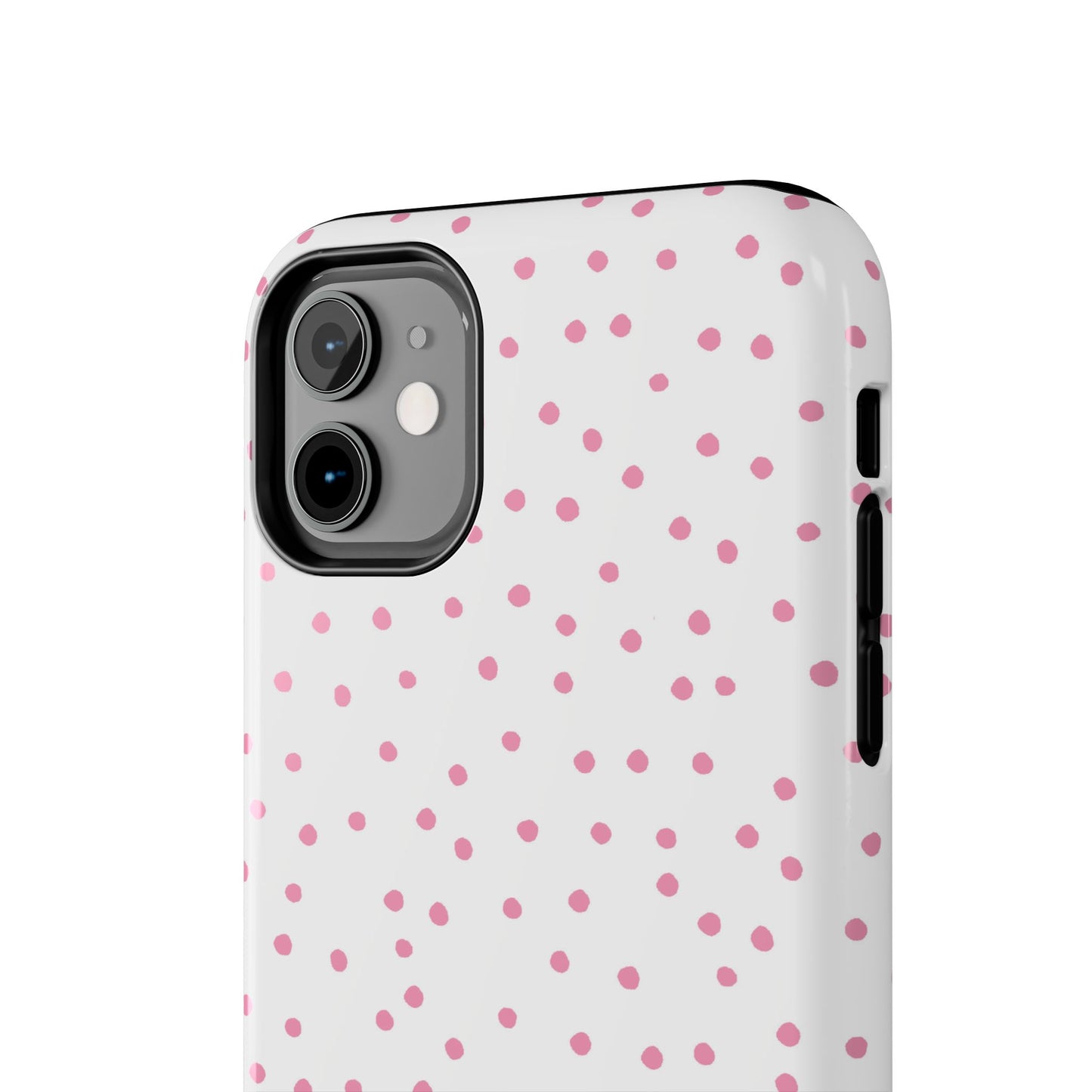 Dinky Dots White / Pink Phone Case