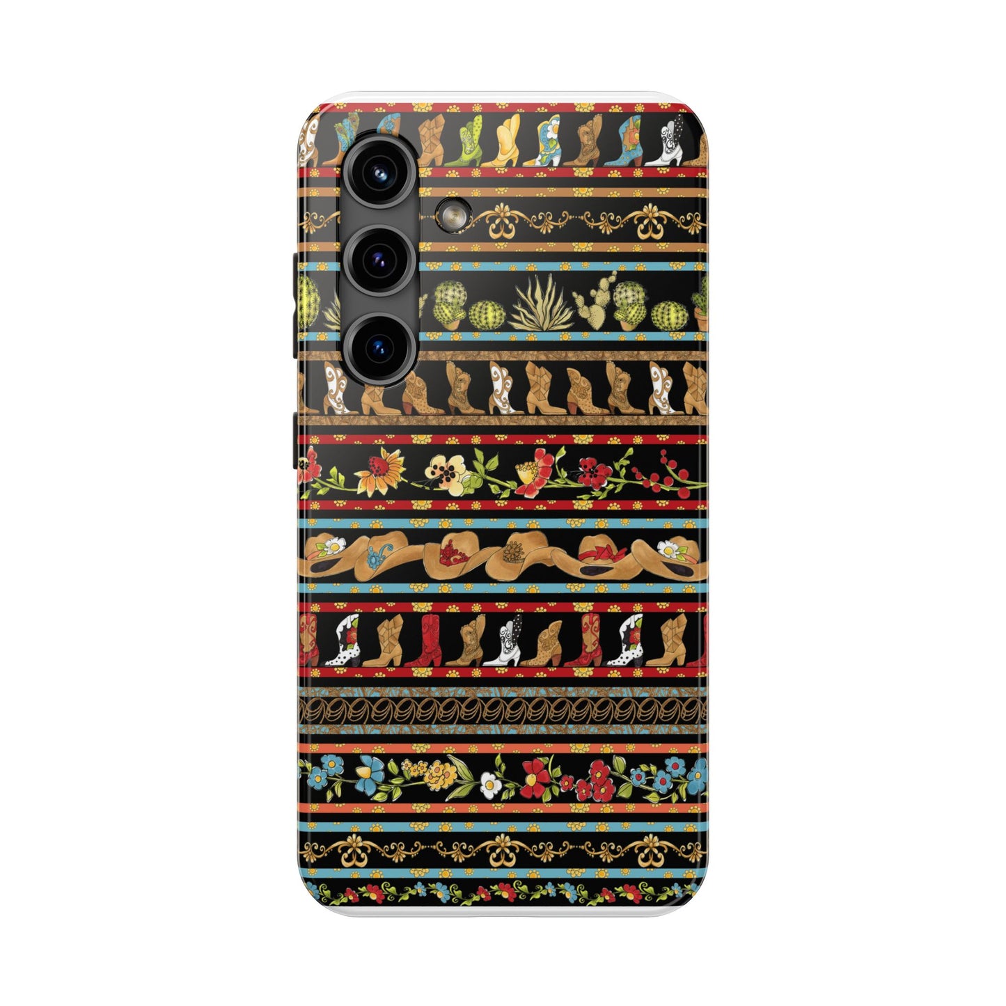 Whoa Borders Black Phone Case