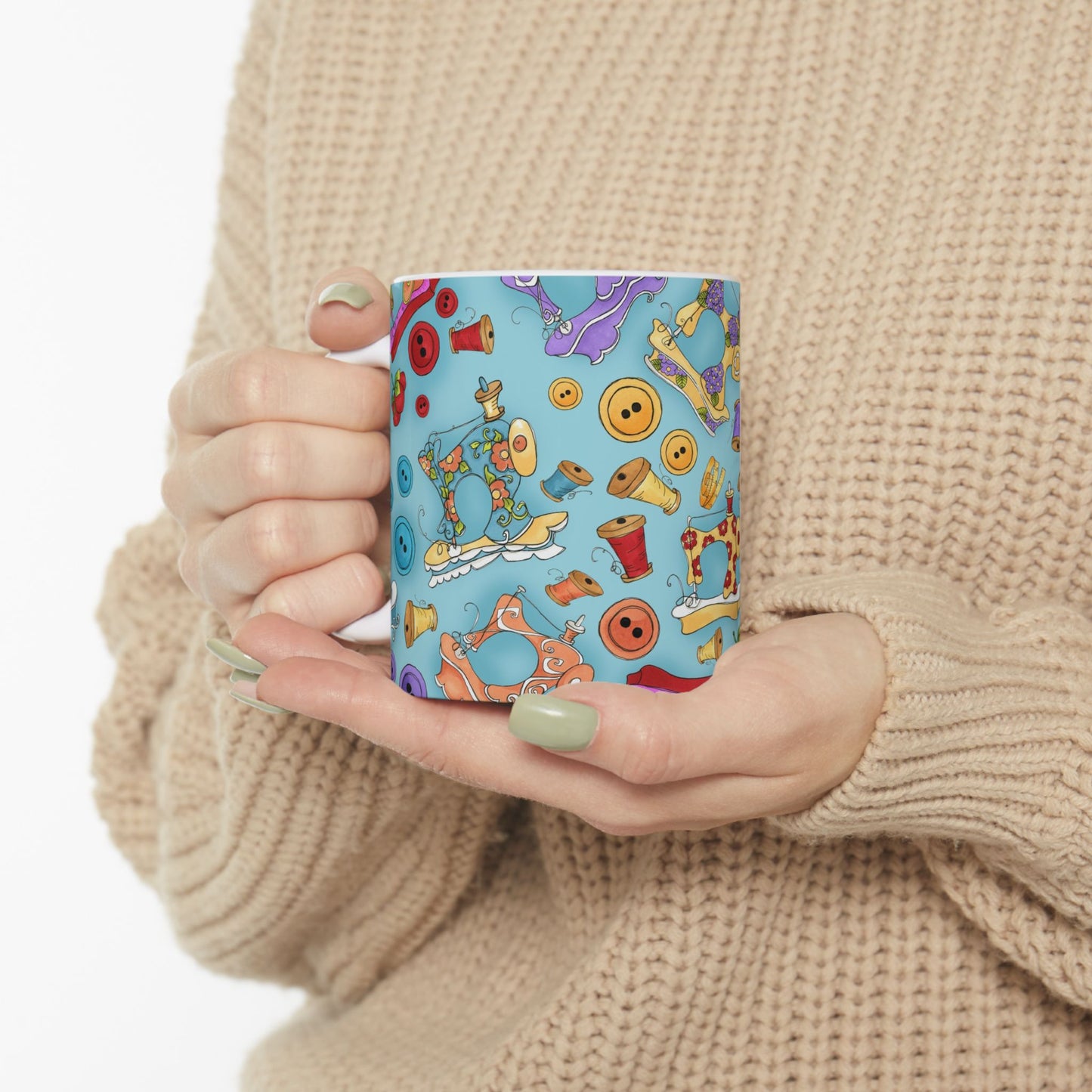 Sew Assorted Turquoise Cup