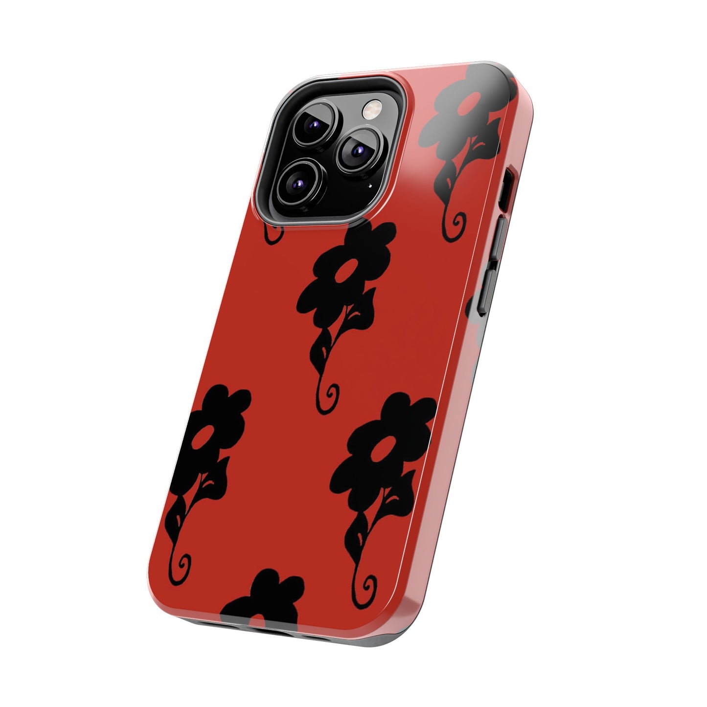 Daring Daisy Red Phone Case