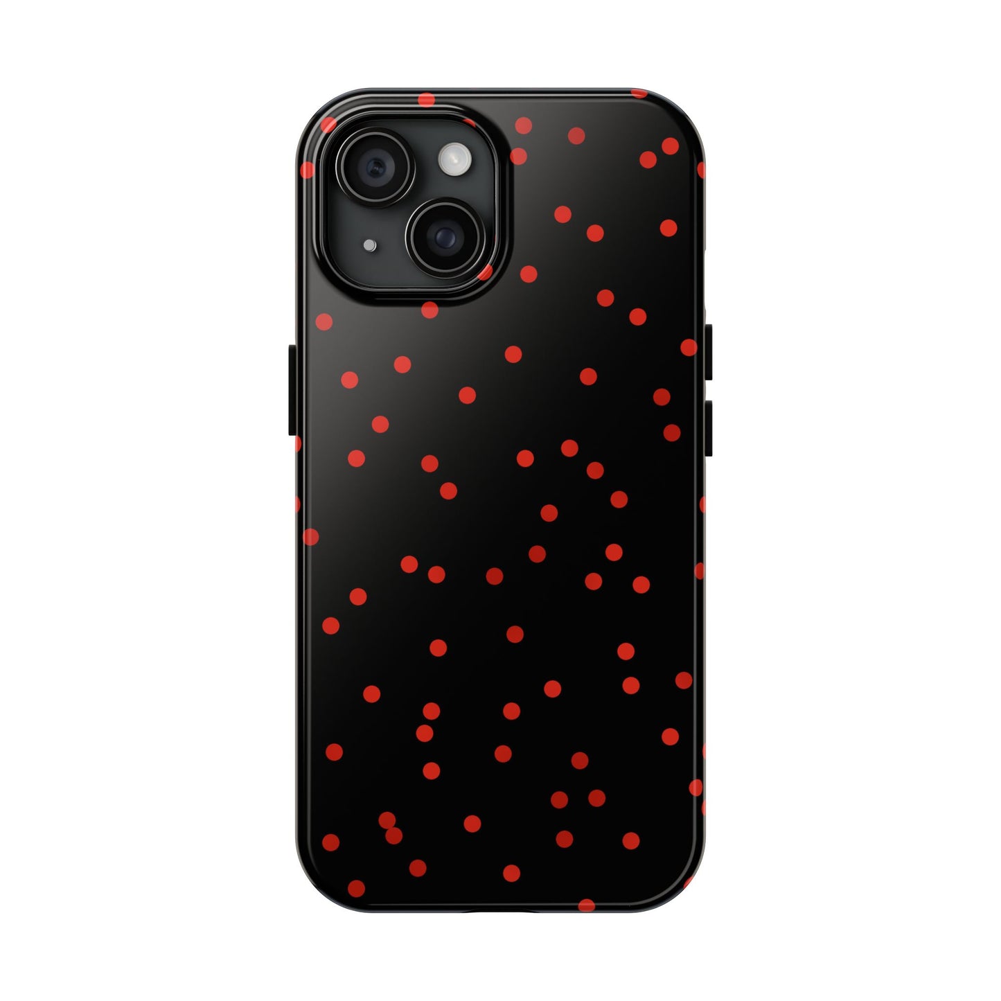 Space Dots Black / Red Phone Case