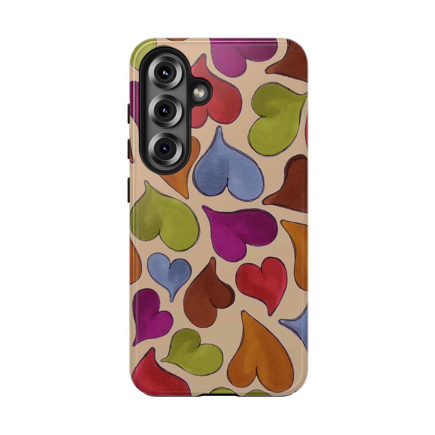 Big Hearted Khaki Phone Case