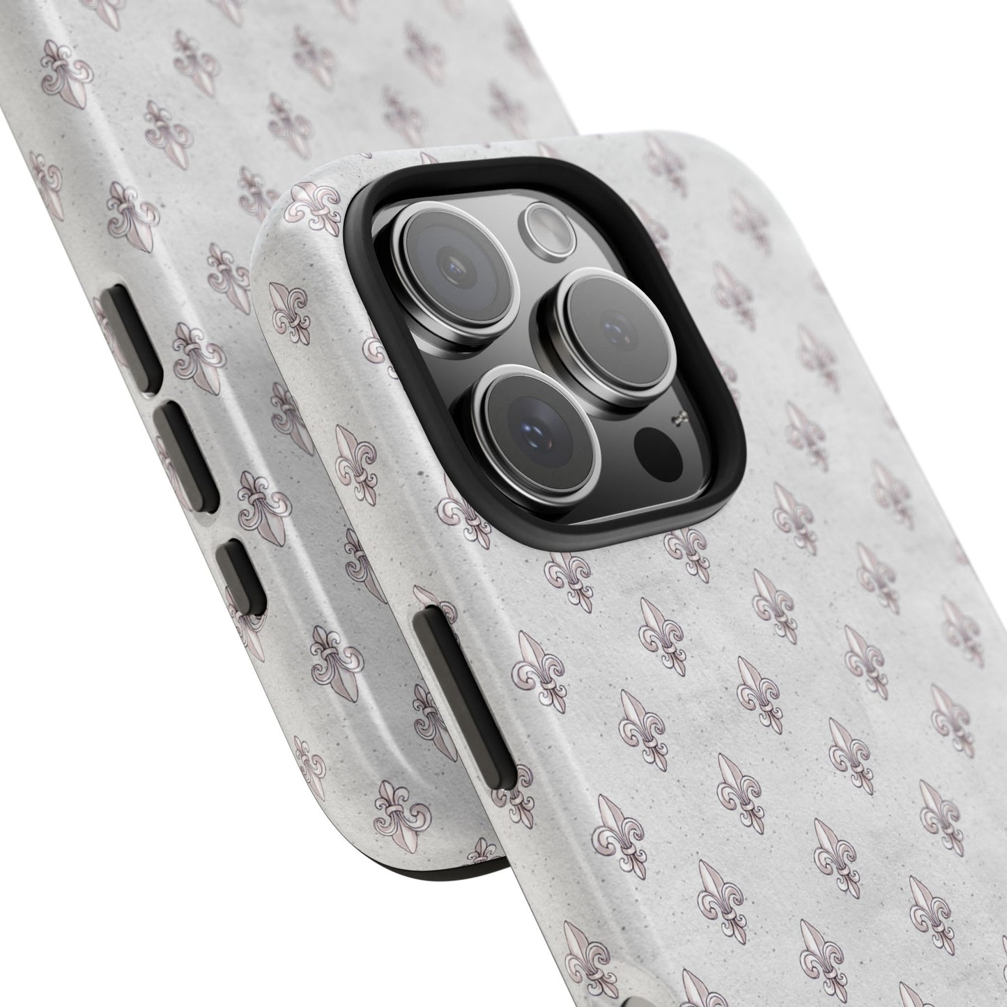 Fleurs Silver Phone Case