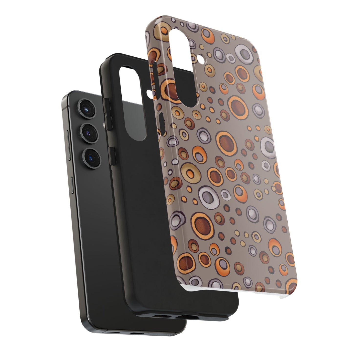 Doggy Dots Gray Phone Case