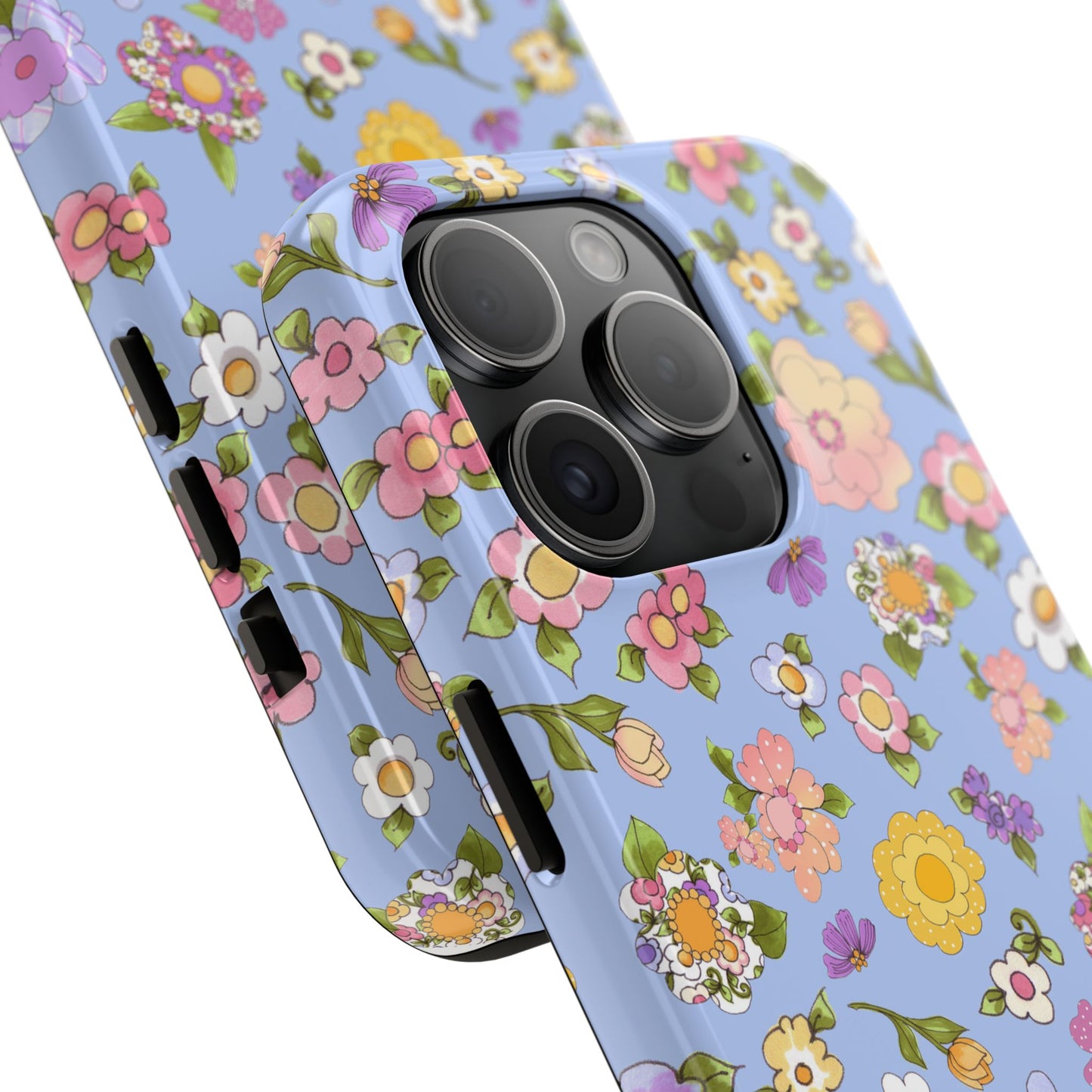 Flowery Blue Phone Case