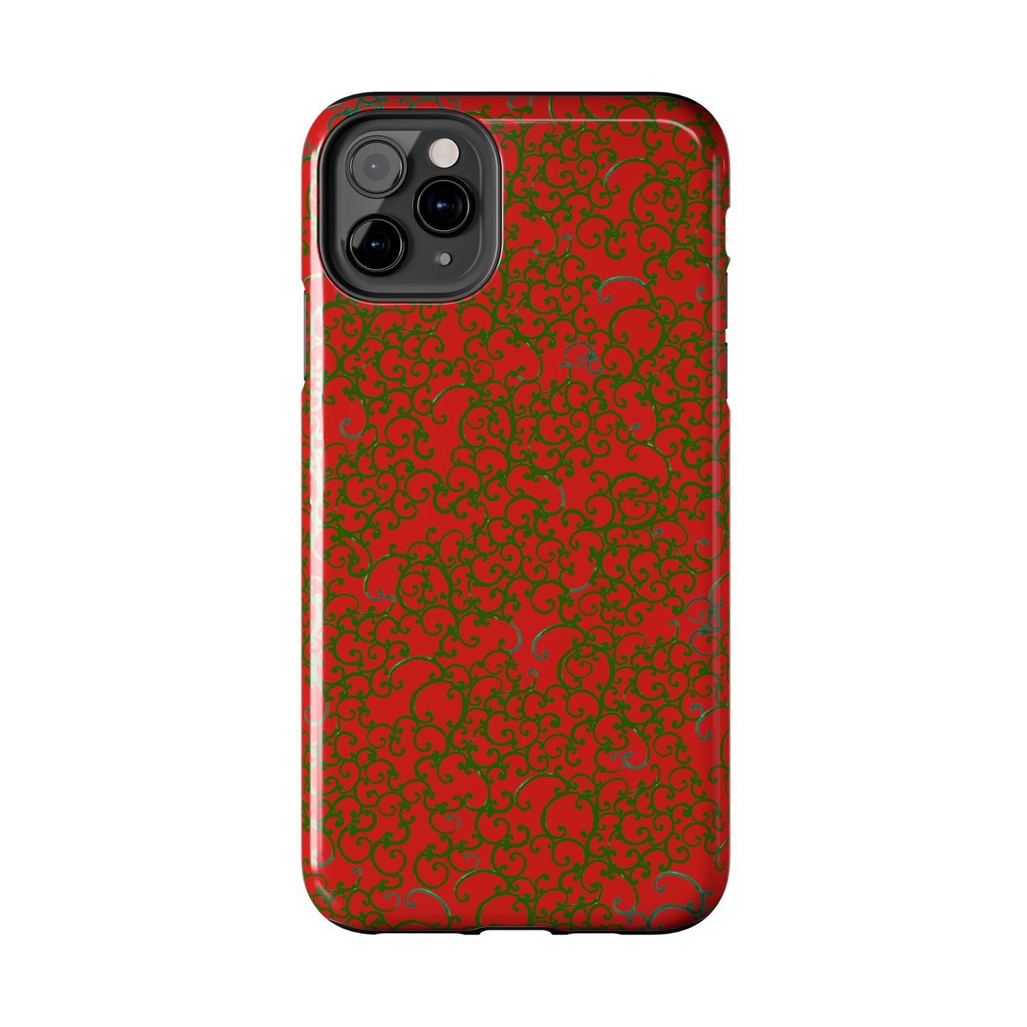 Scrollie Red / Green Phone Case