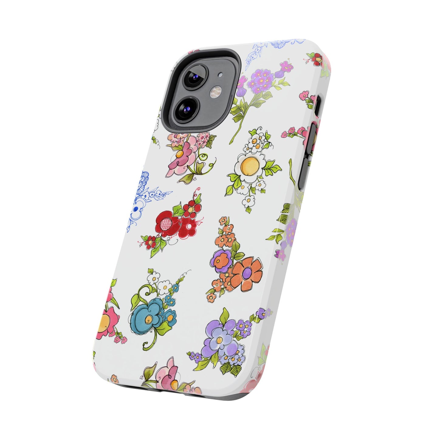 Mixed Bouquets White Phone Case