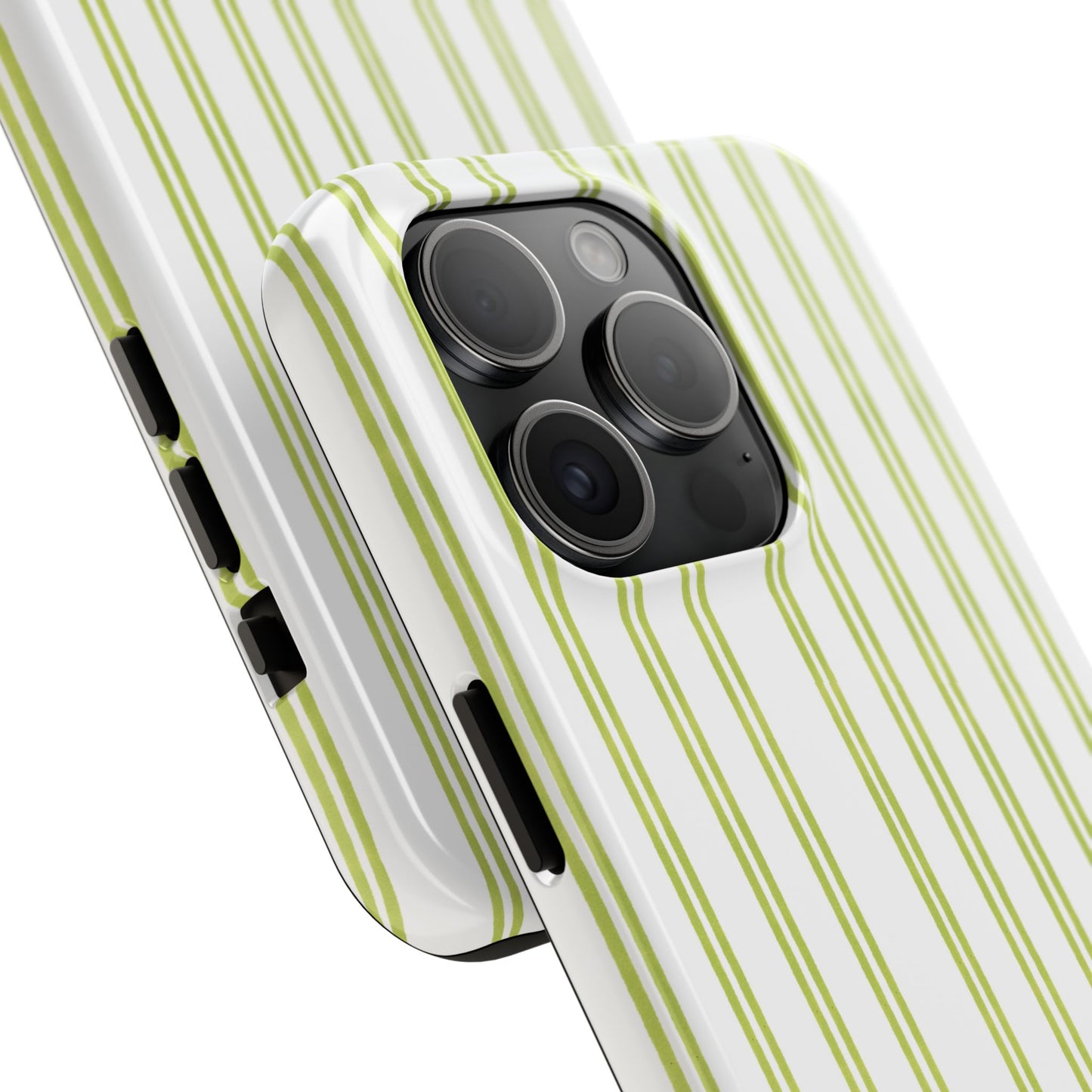 Green Double Stripe Phone Case