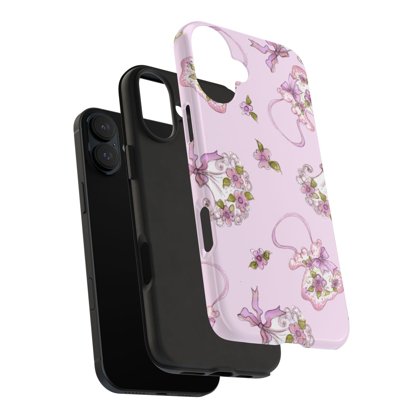 Flower Model Hand Bag Phone Case