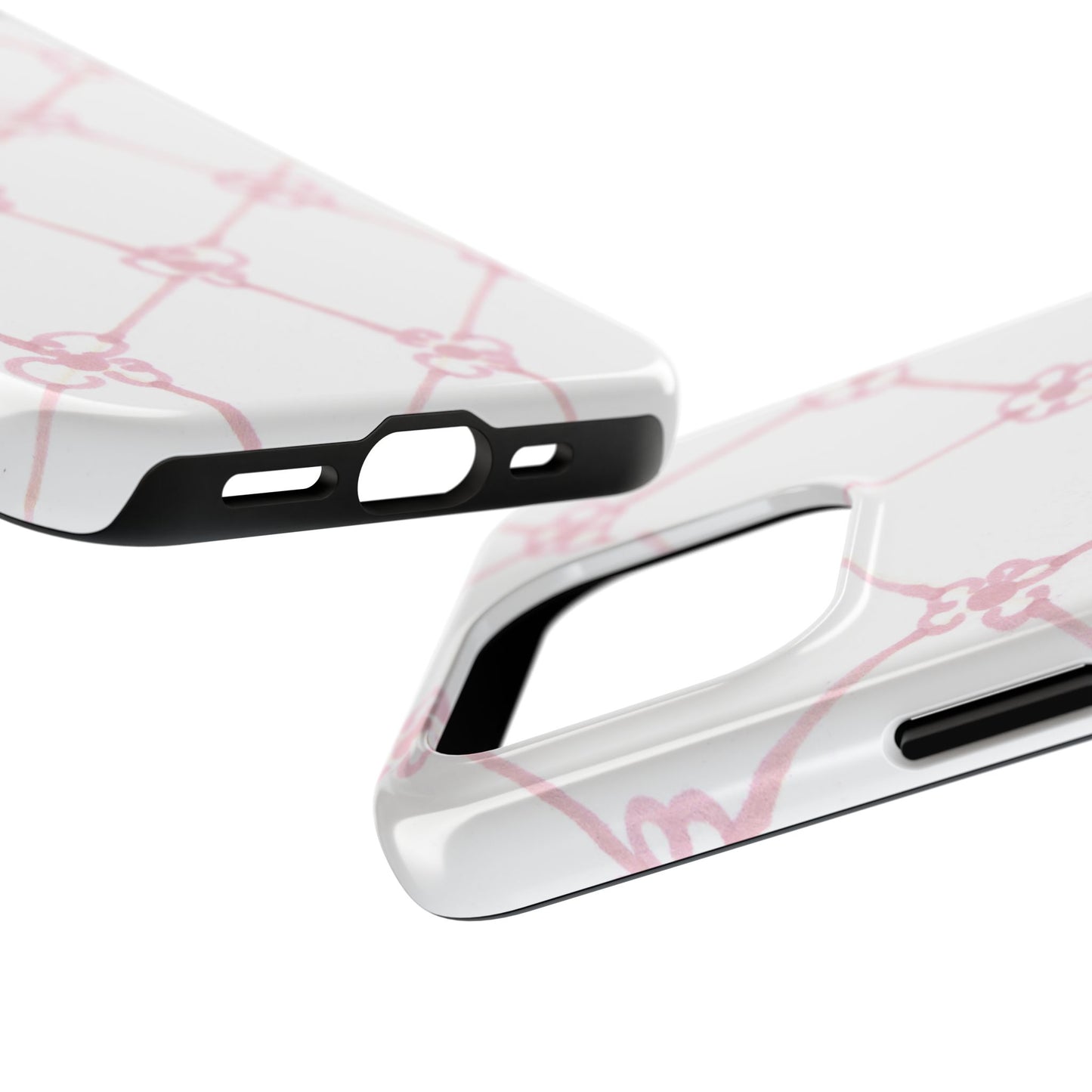 Flower Model Scroll Phone Case