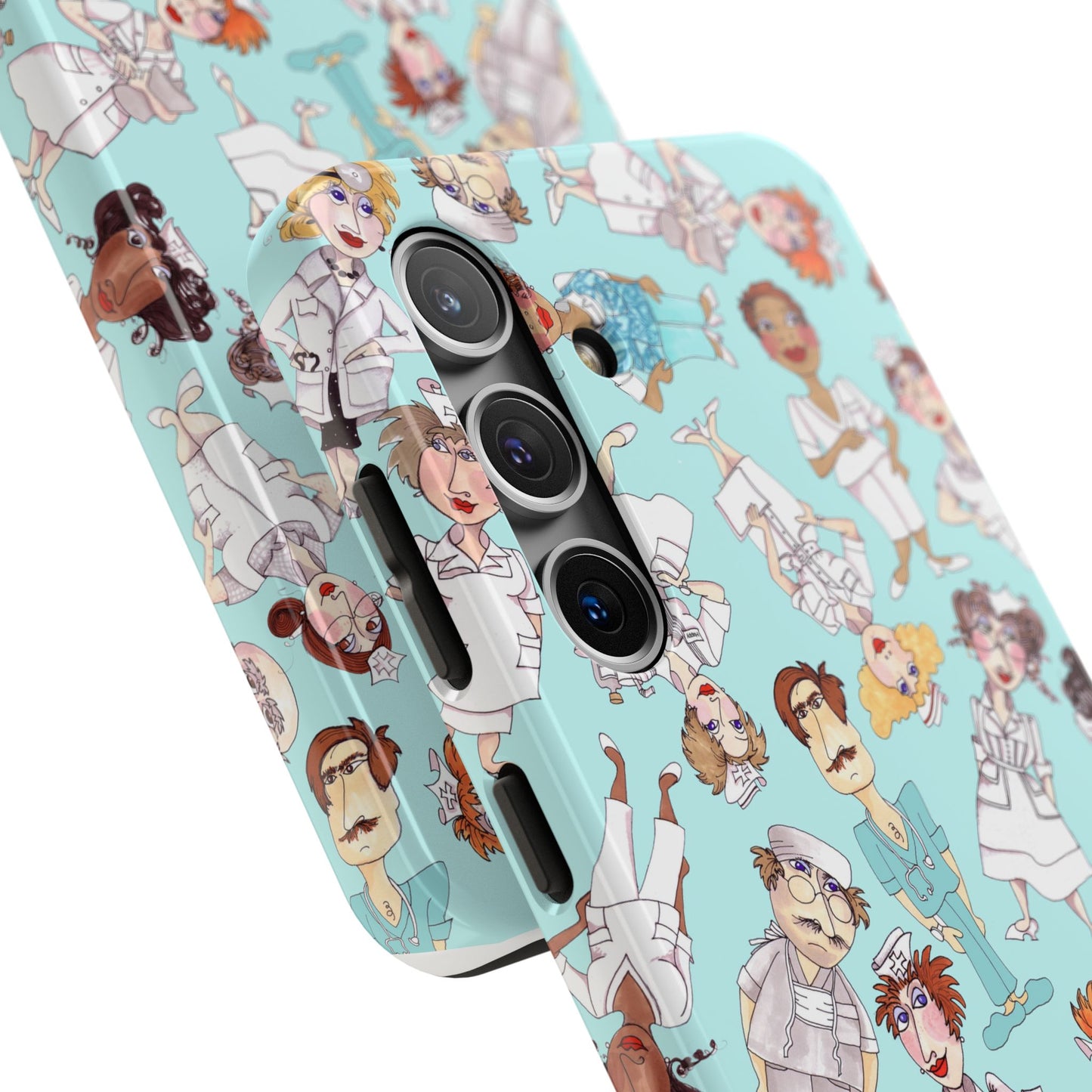 Happy Staff Aqua Phone Case