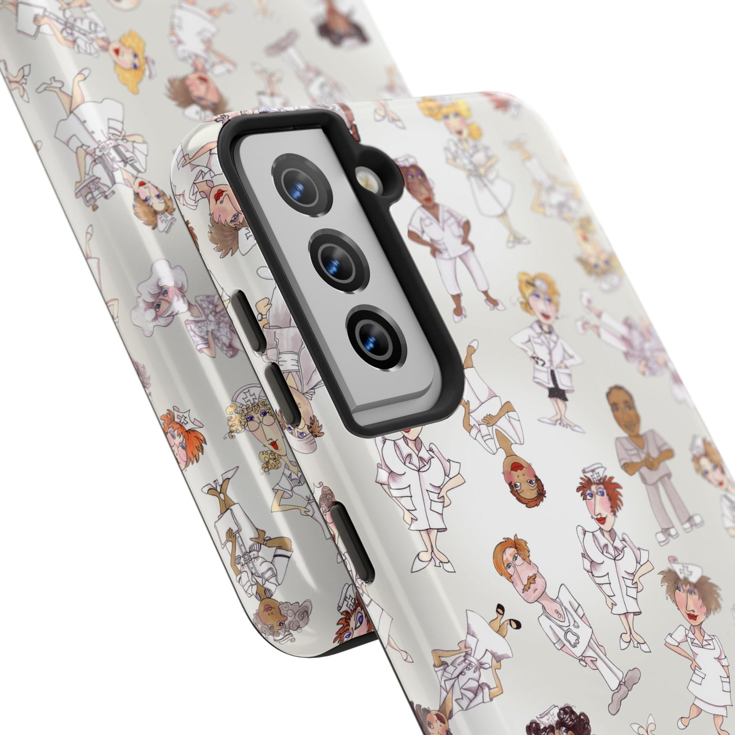 Tossed Nurses Gray Phone Case