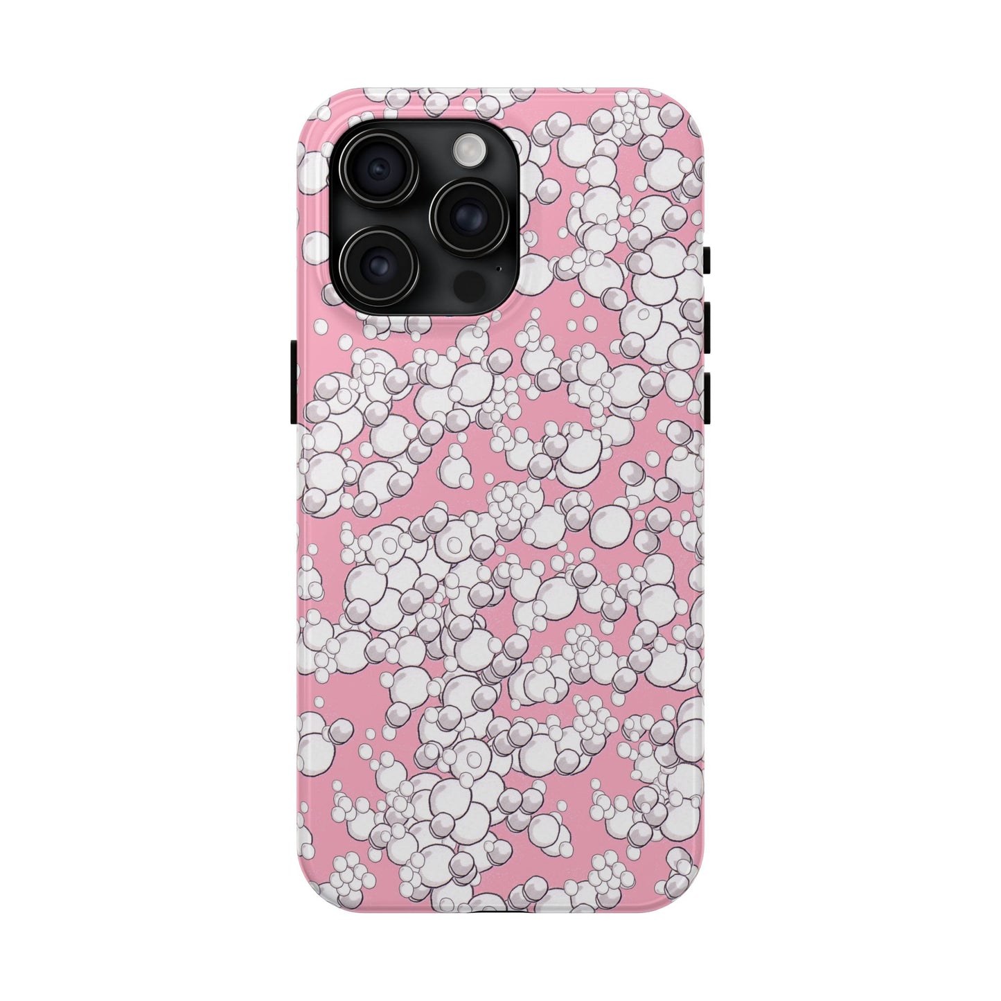 Bubble Dots Pink Phone Case
