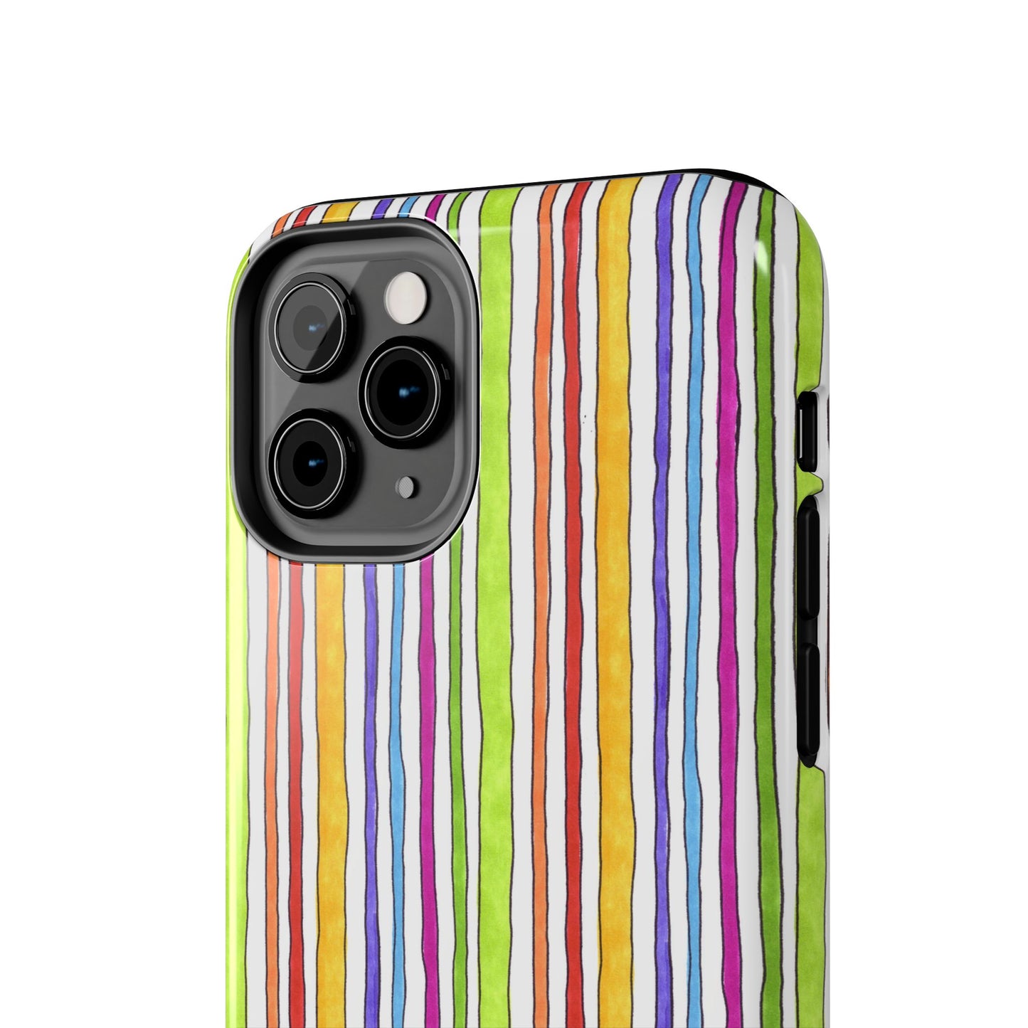 Stripe Fancy White Phone Case