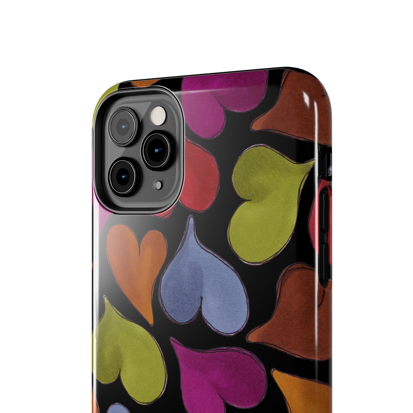 Big Hearted Black Phone Case