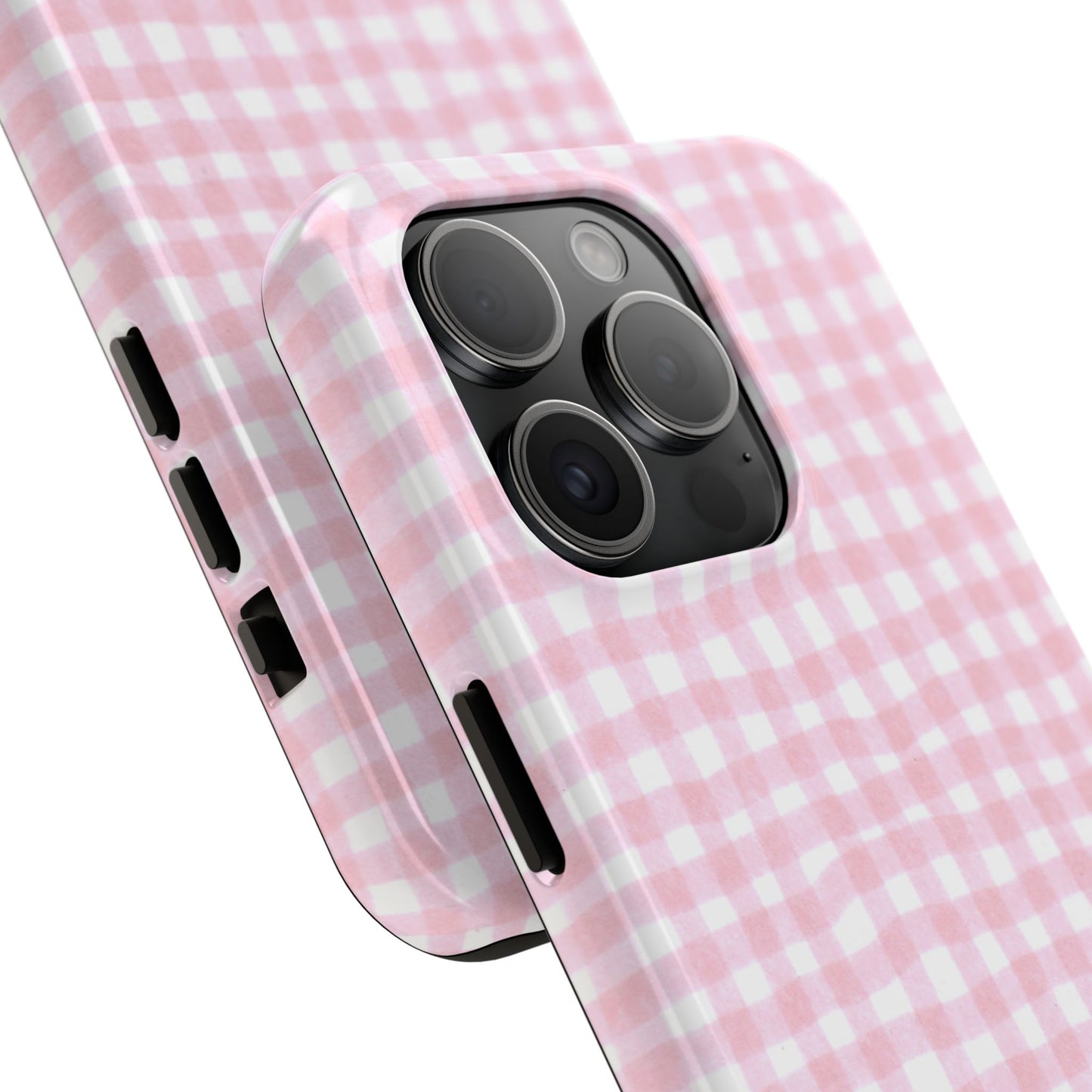 Wonky Chipper Check Pink Phone Case