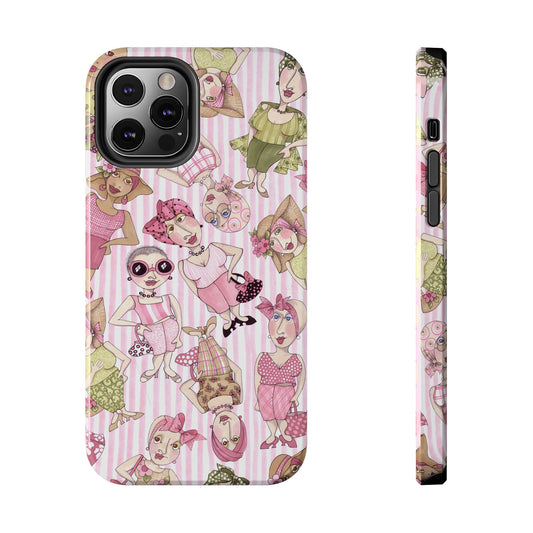 Tossed Ladies Pink Phone Case
