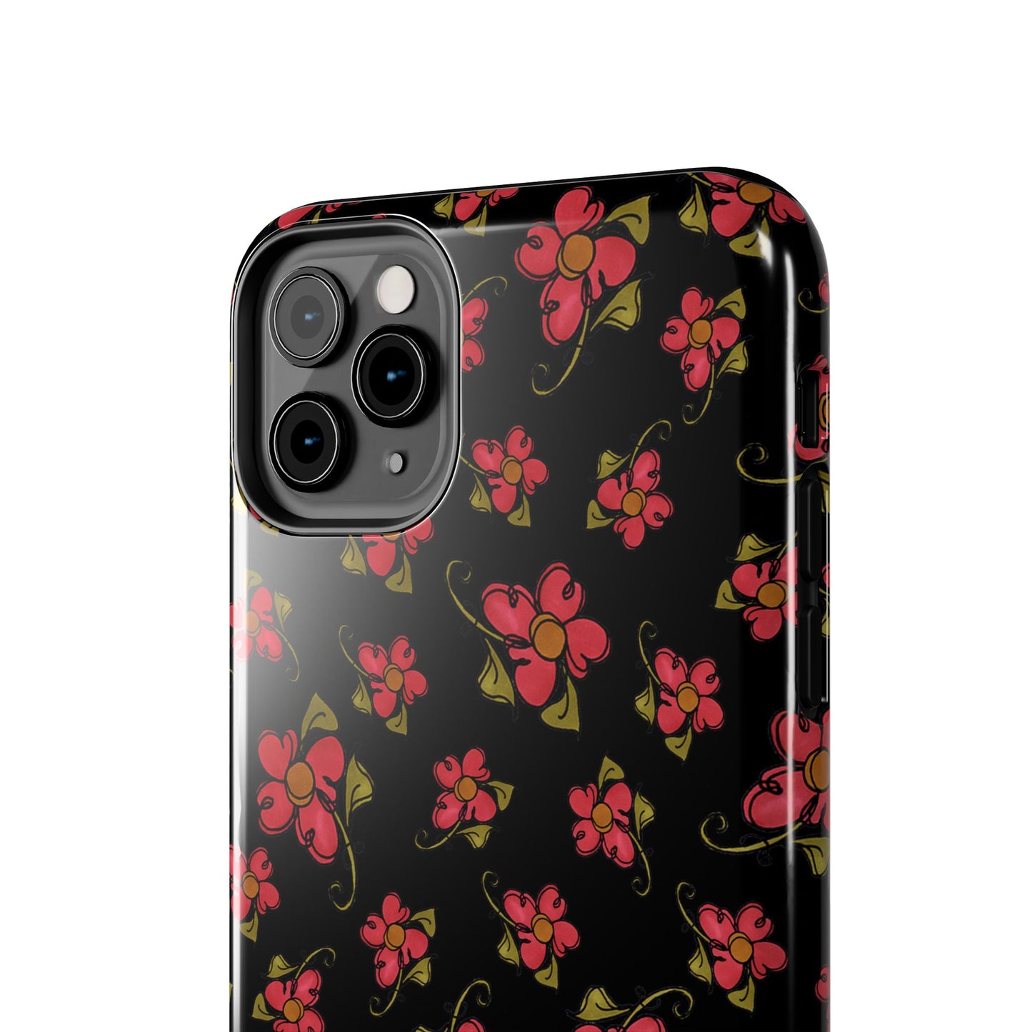 Daisy Caper Black Phone Case