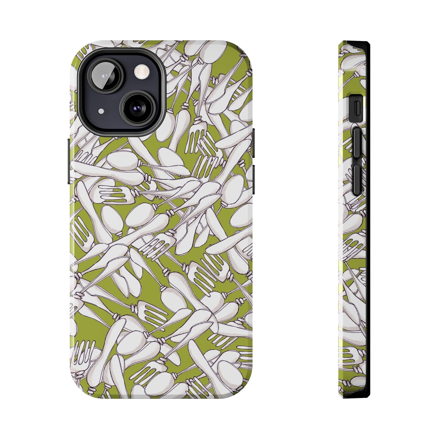 Silverware Wars Green Phone Case