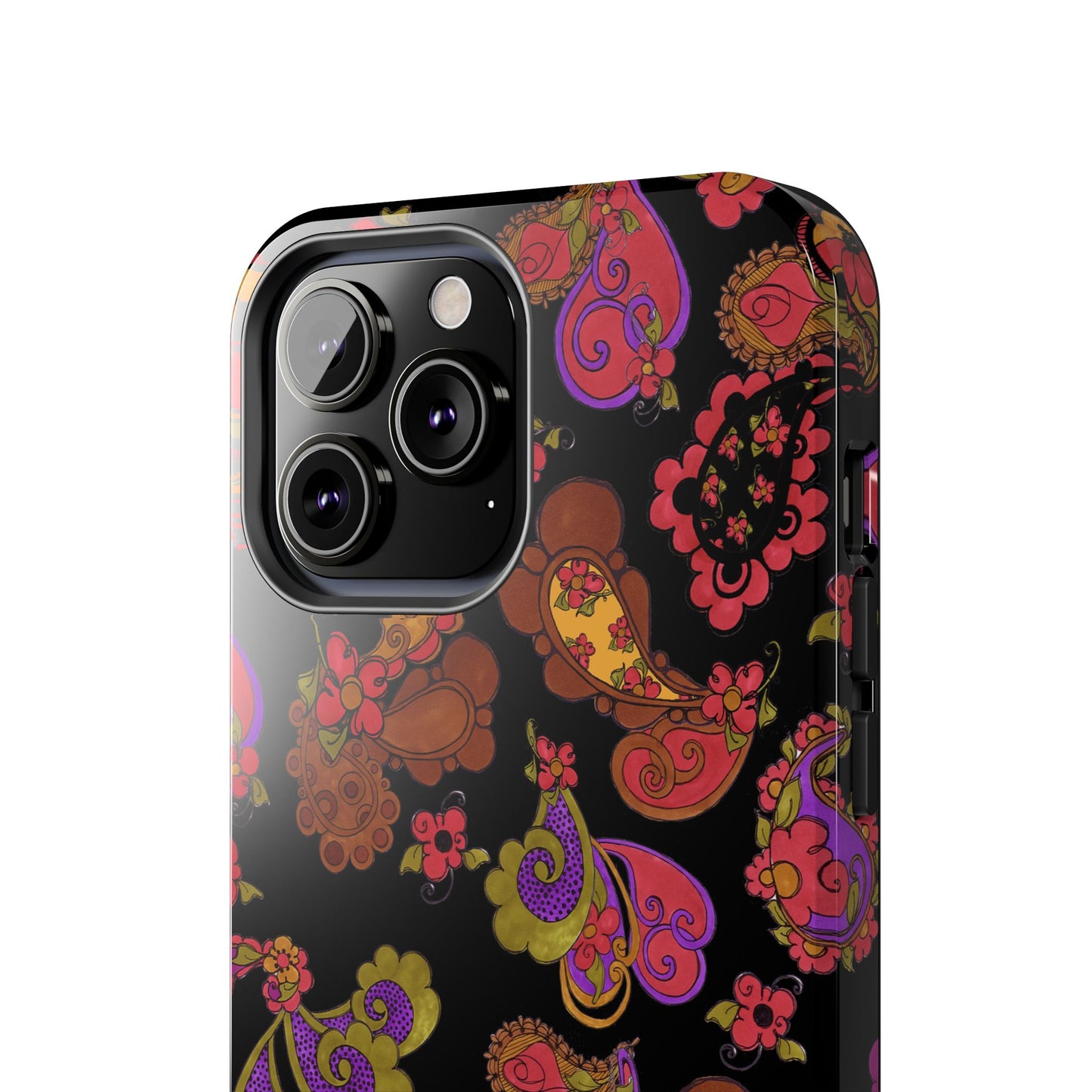 Posie Paisley Black Phone Case