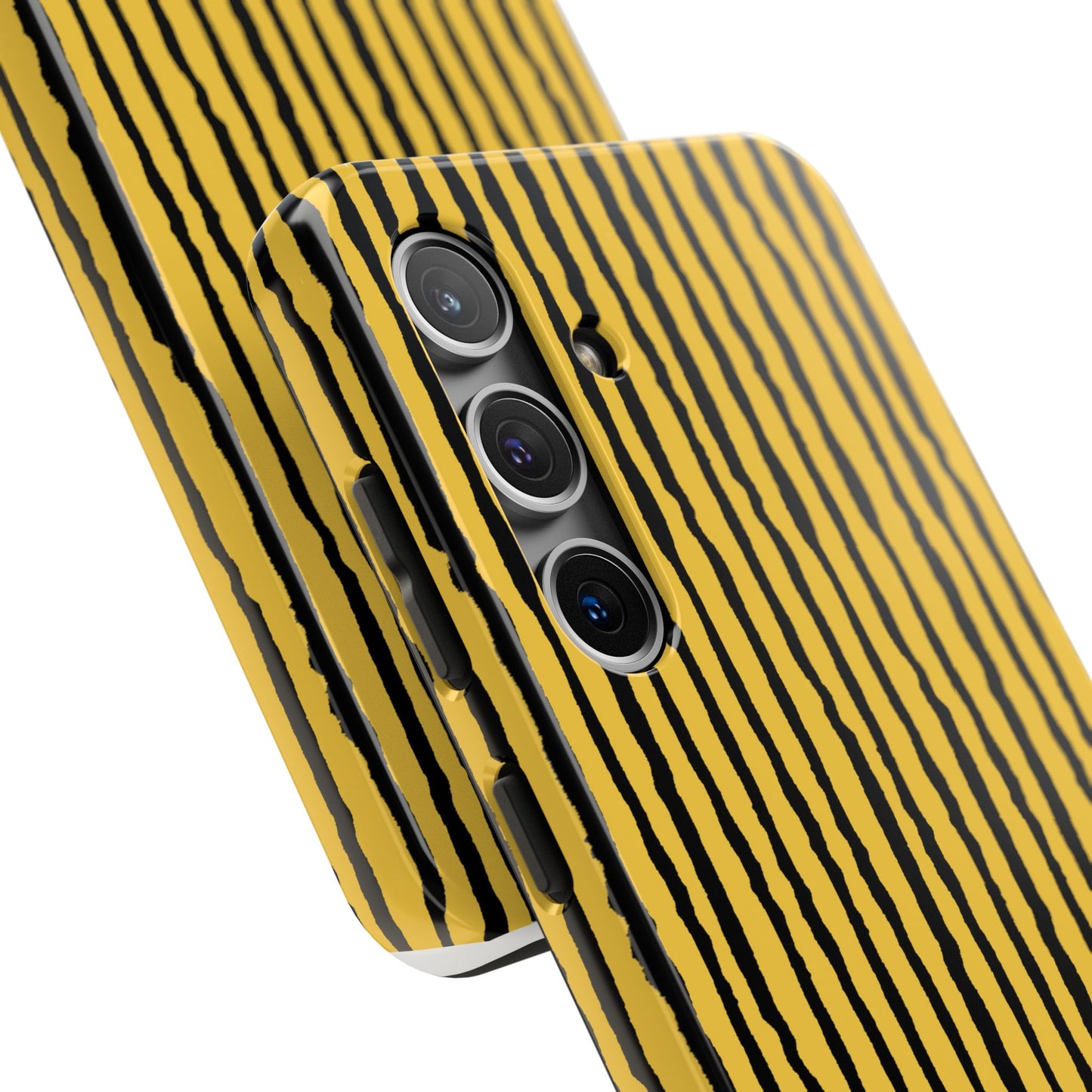 Sorta Stripe Yellow / Black Phone Case