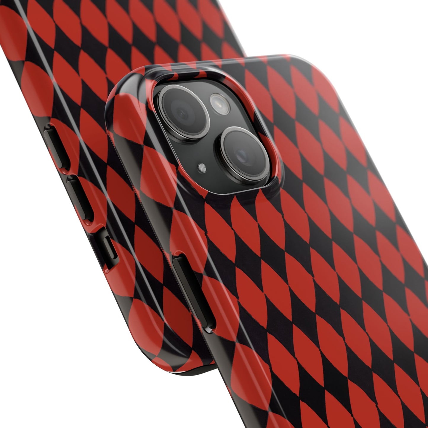 Diamond Red / Black Phone Case