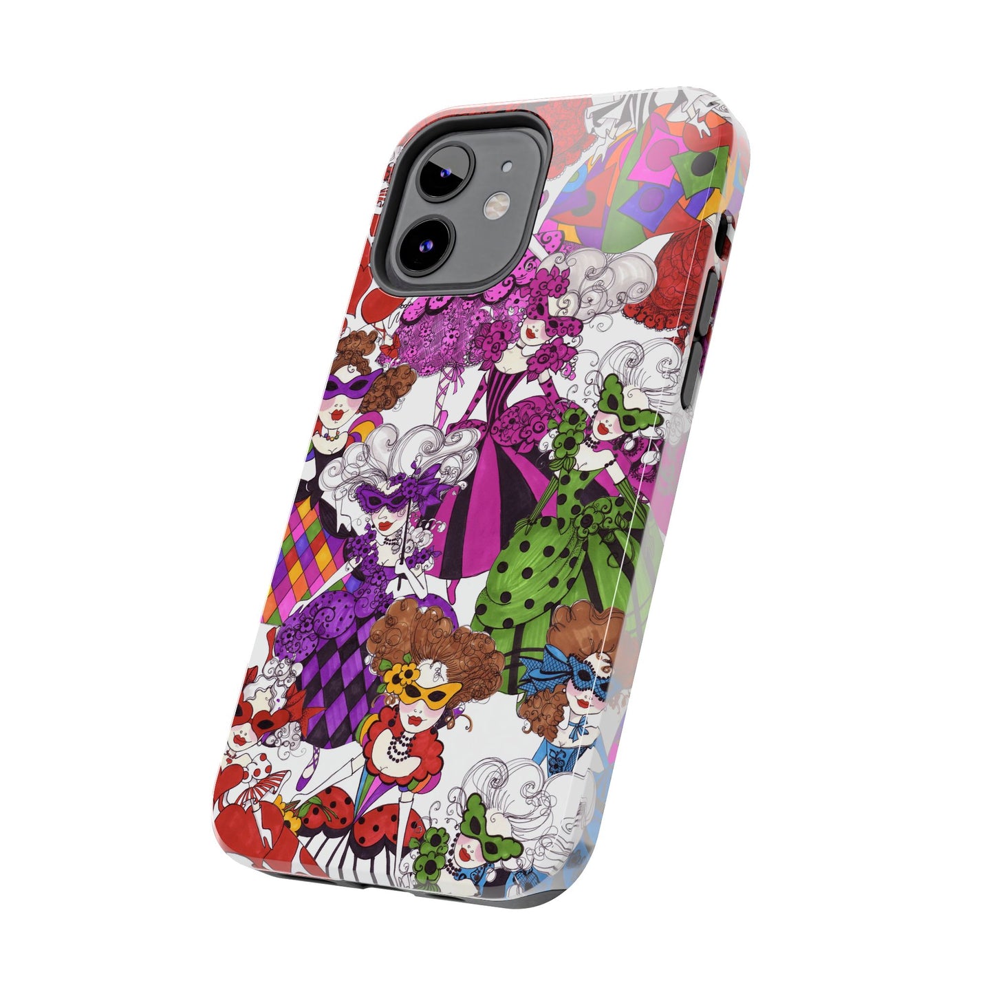 Crowded Dance Floor White Phone Case