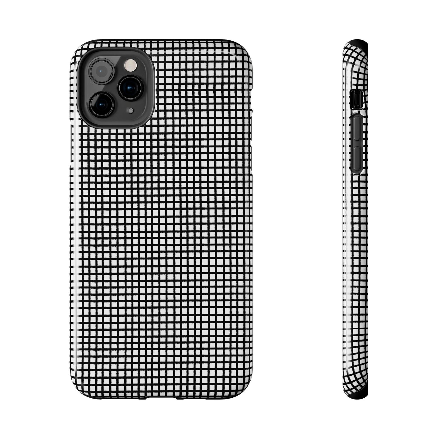 Chipper Check Black Phone Case