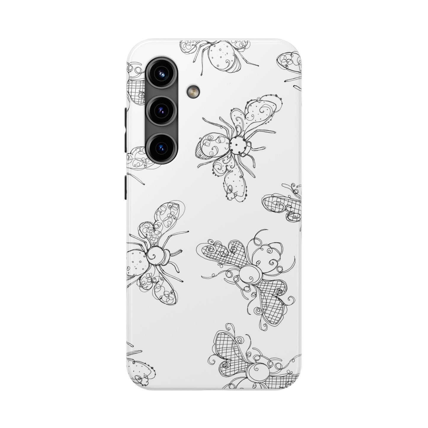 Busy Bees White Phone Case