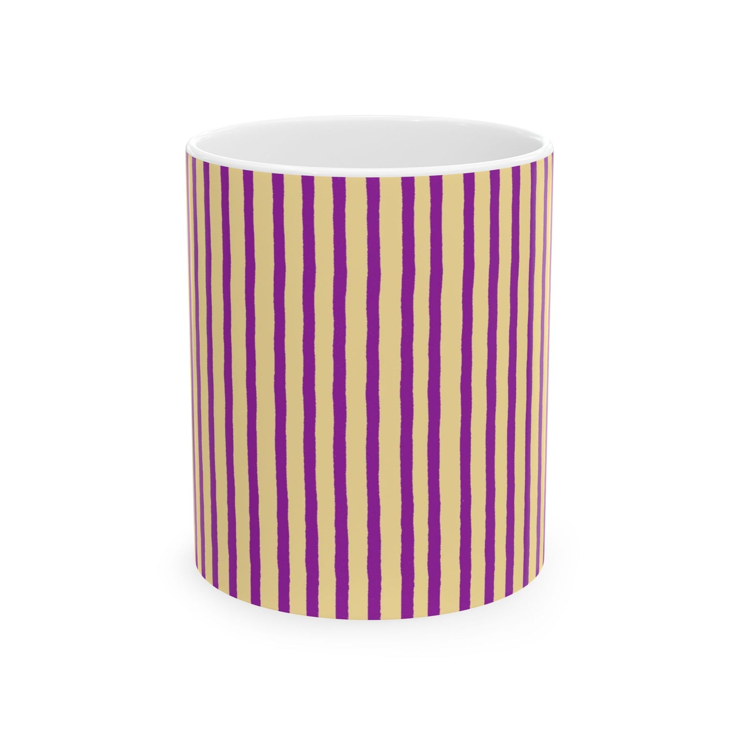 Stripe Yellow / Purple Cup