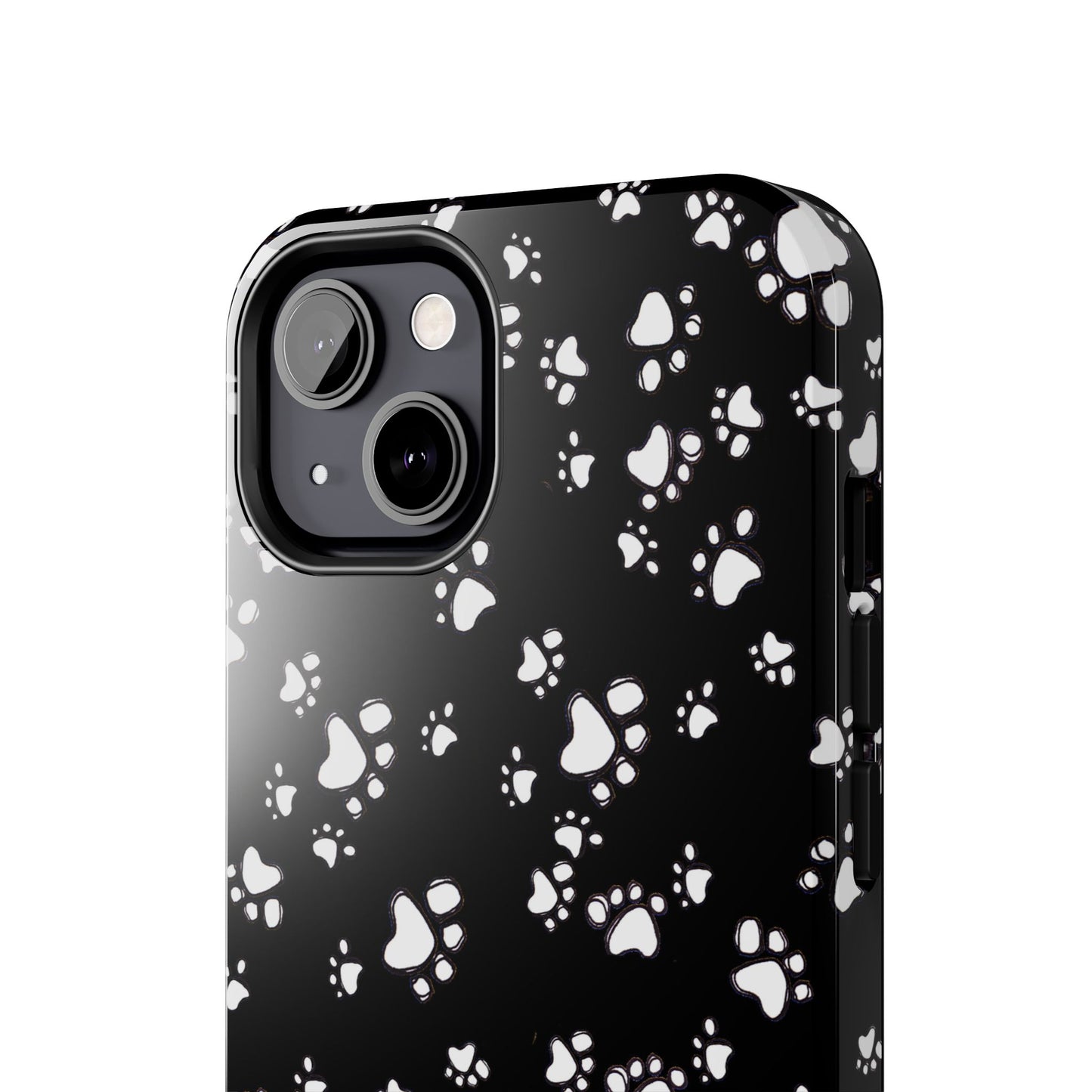 Paw Flakes Black Phone Case