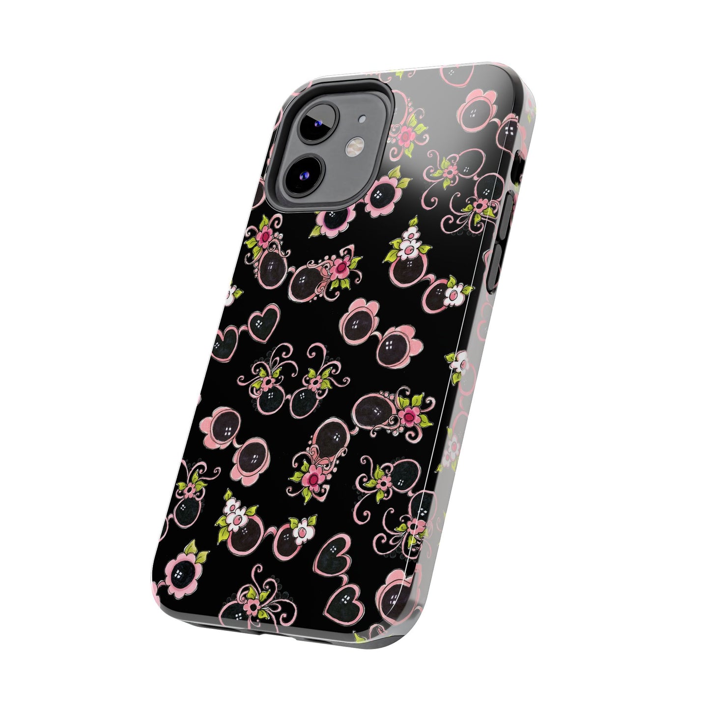 Tossed Shades Black Phone Case