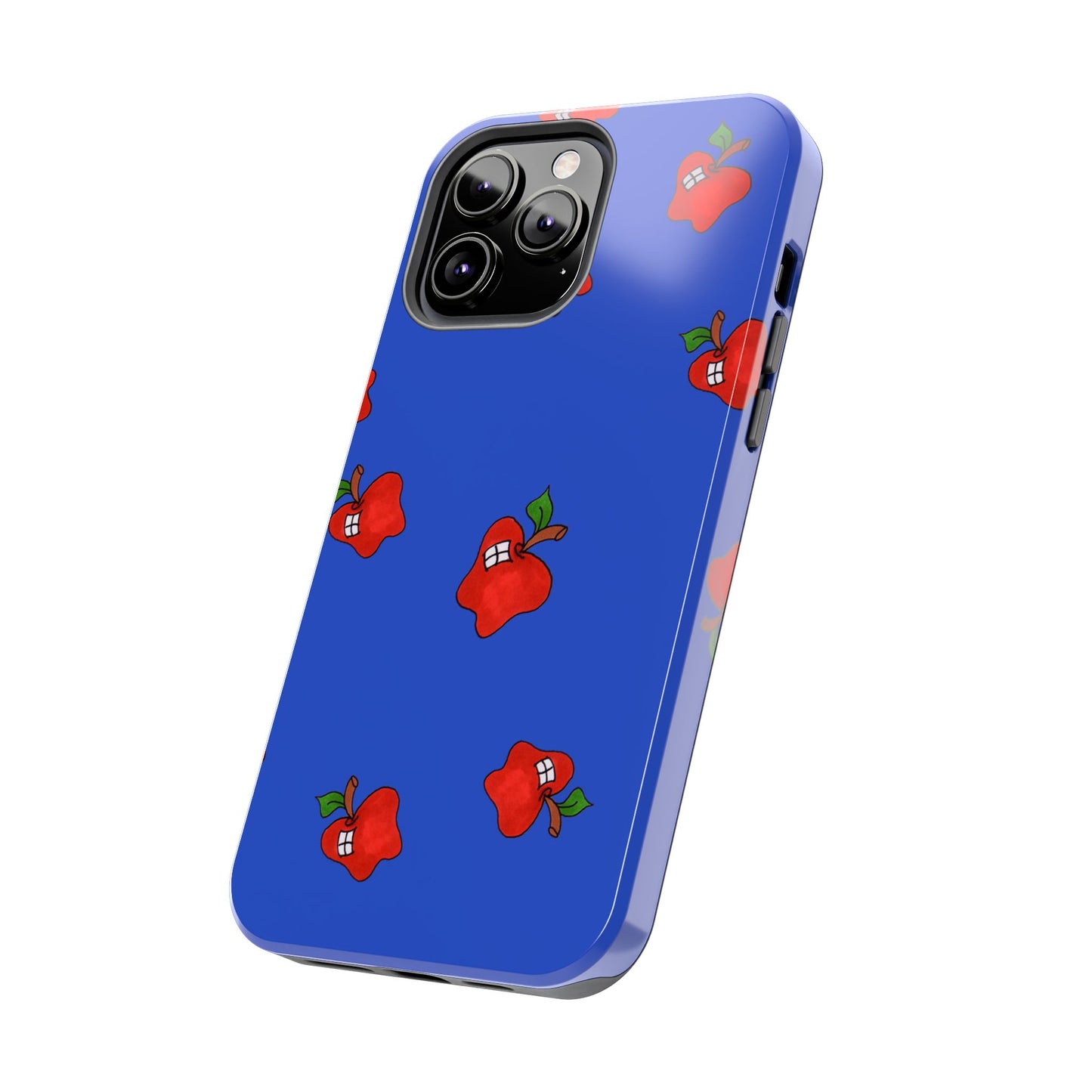 Flying Apples Blue Phone Case