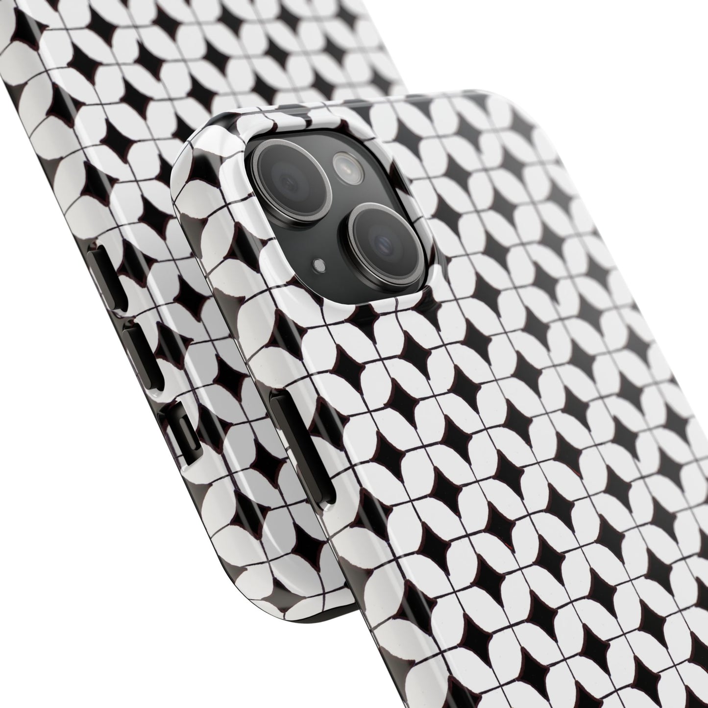 Tile-ish Black Phone Case