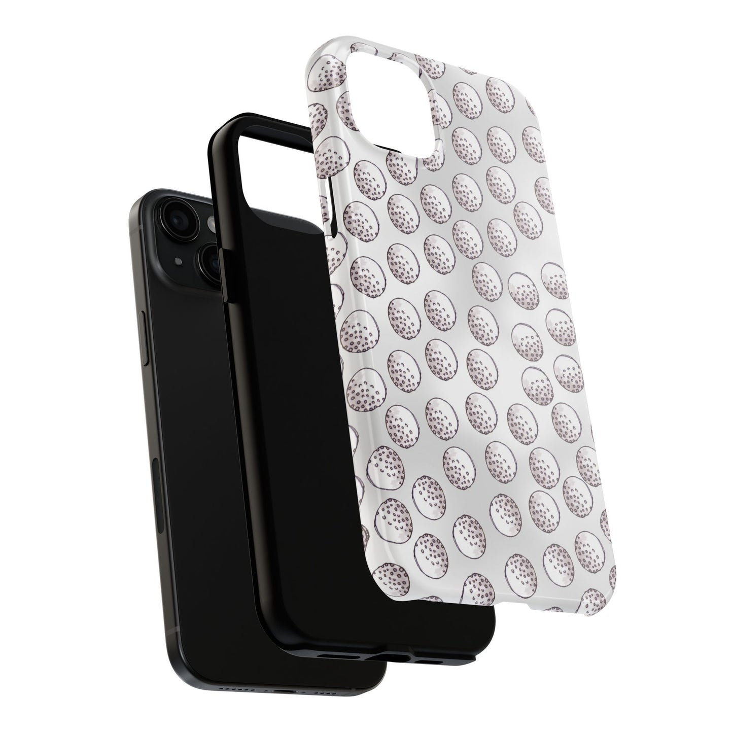 Ball Dots Gray Phone Case