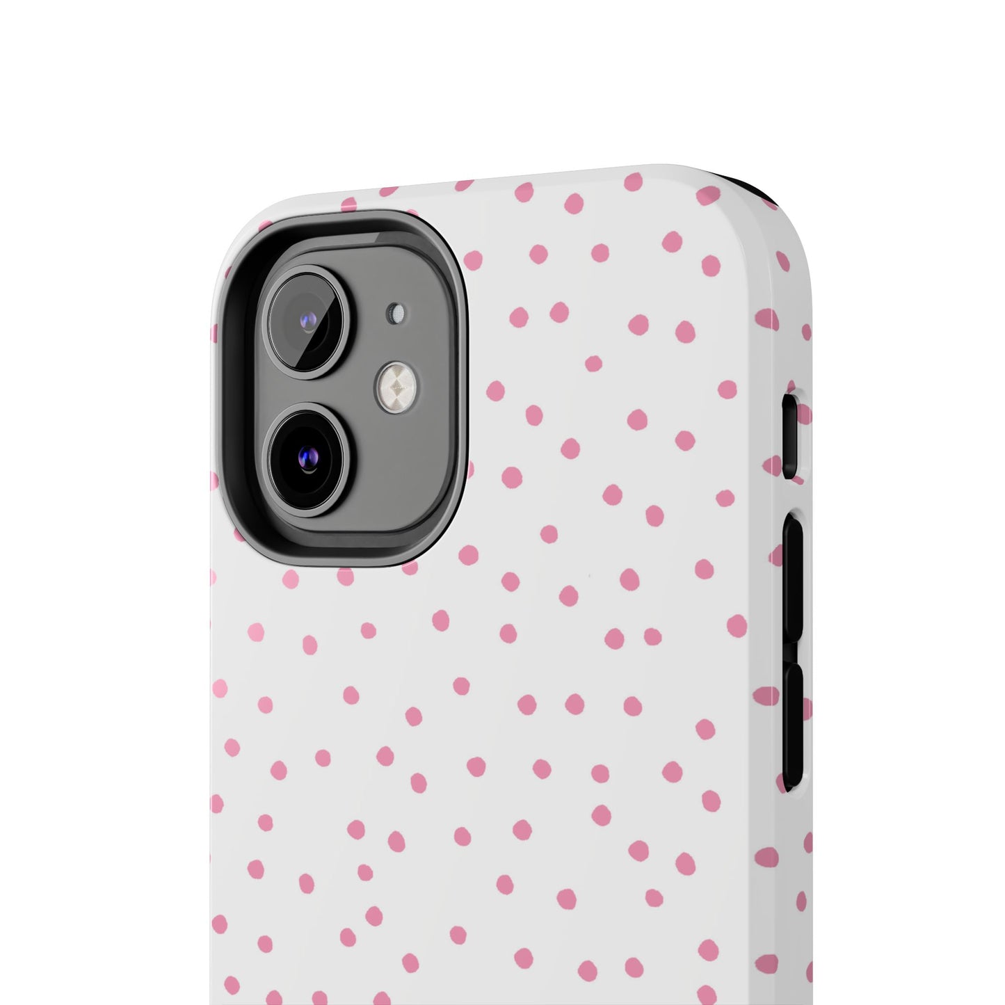 Dinky Dots White / Pink Phone Case