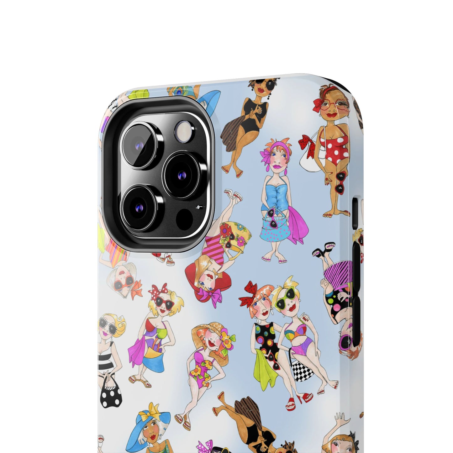 Tossed Beauties Blue Sky Phone Case