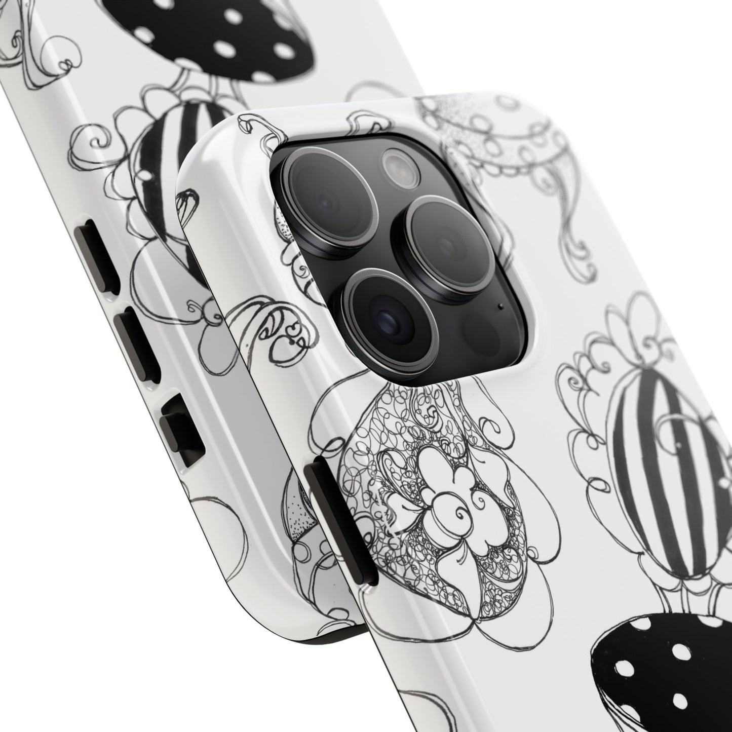 Bistro Chairs White Phone Case