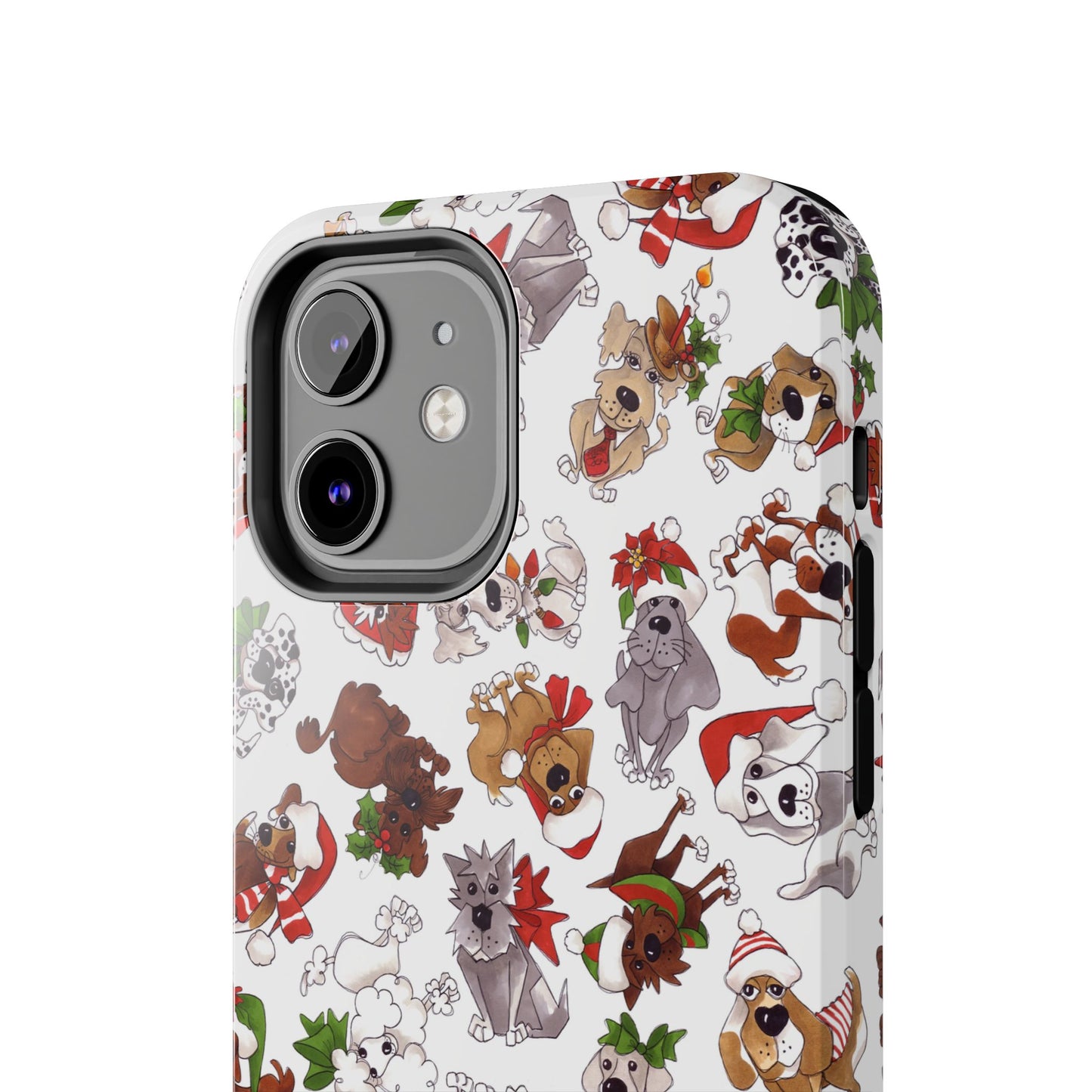 Doggie Toss White Phone Case