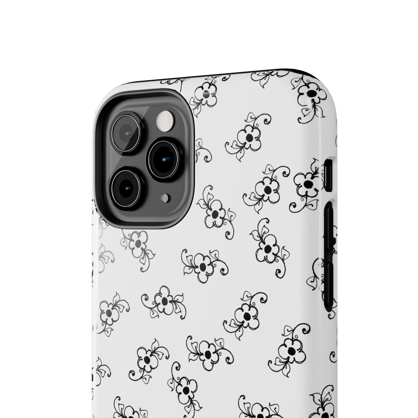 Favorite Daisies White / Black Phone Case