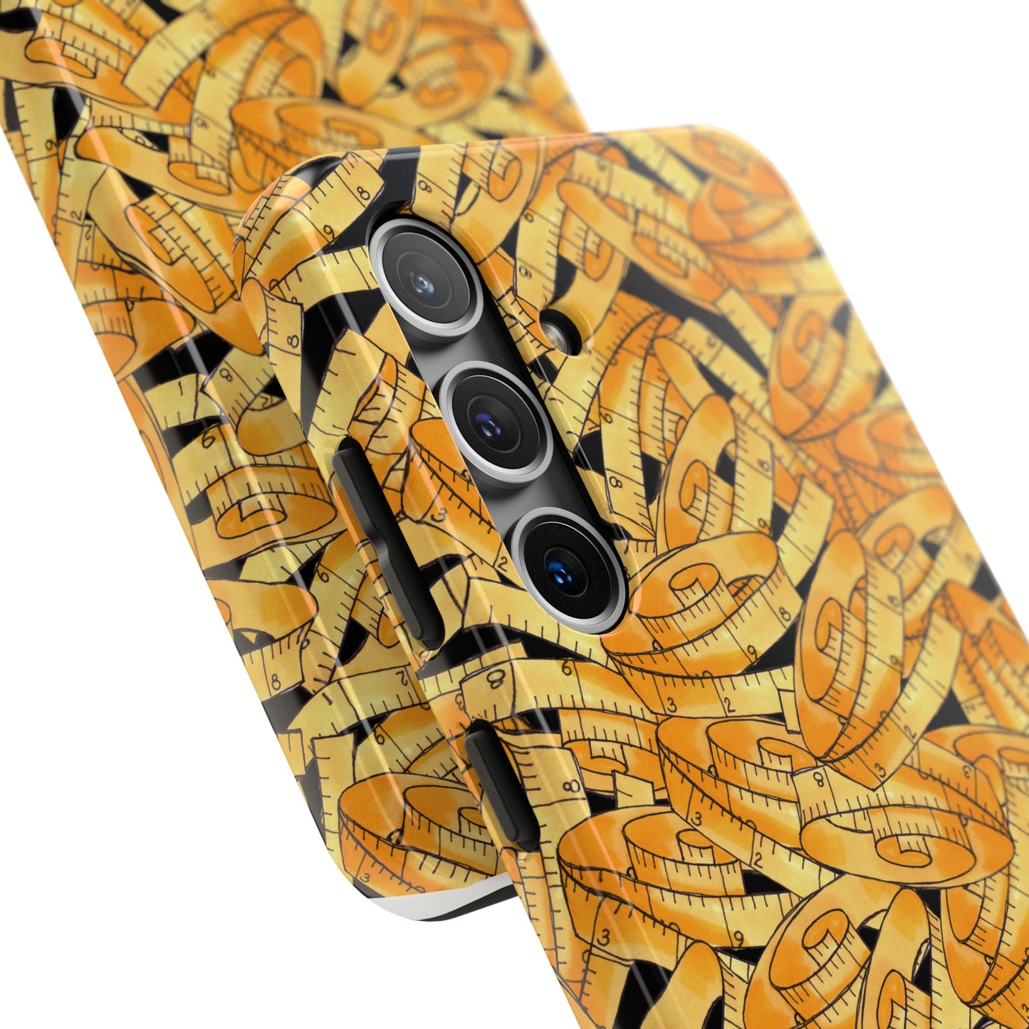 Tape Storm Black / Yellow Phone Case