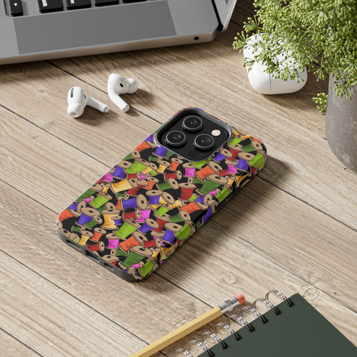 Spoolopoly Black Phone Case