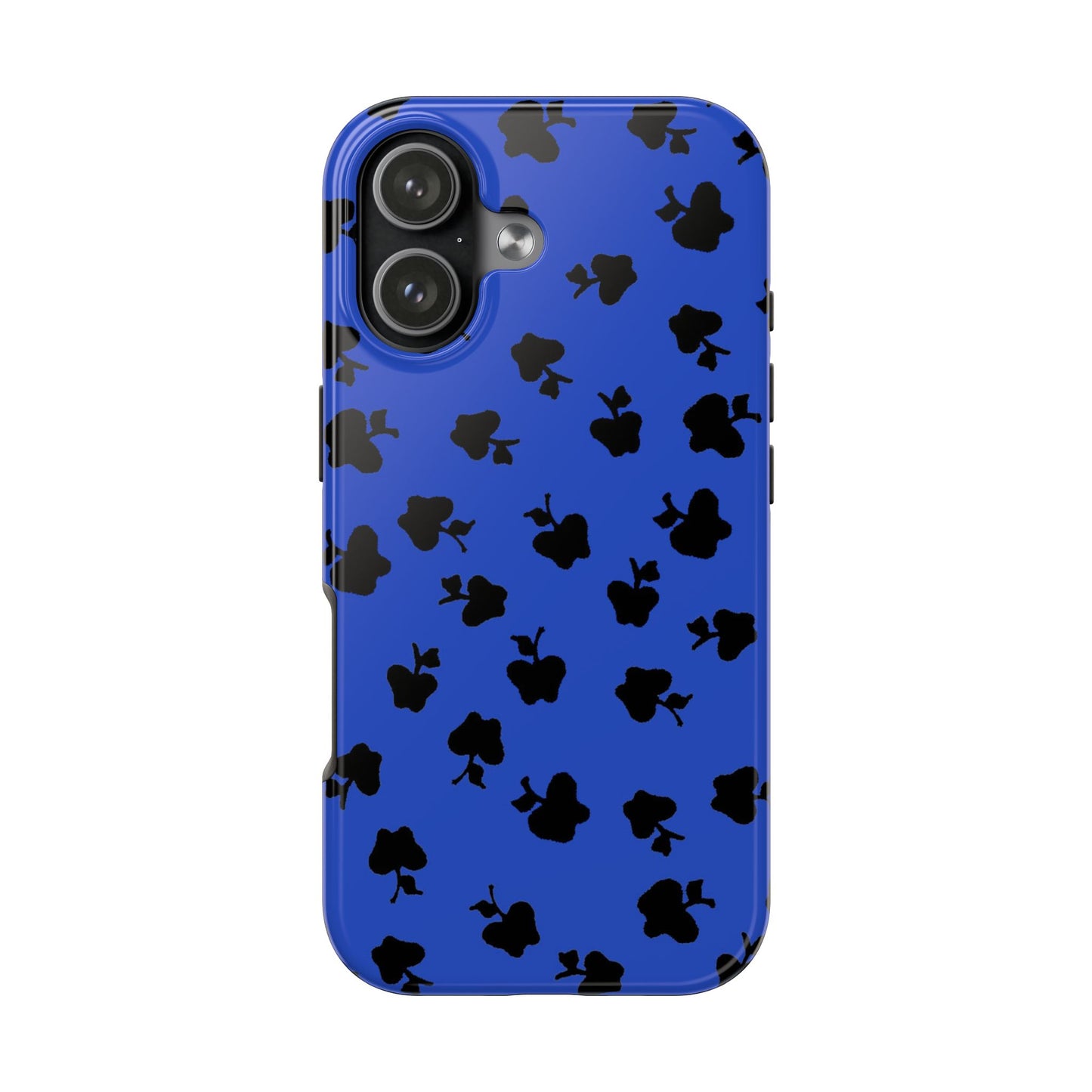 Happy Apples Blue / Black Phone Case